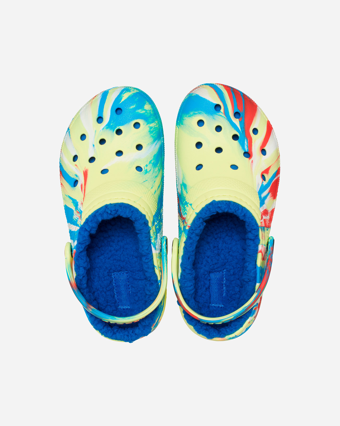 Sandali Crocs Lined Marbled Cg Jr 207773 SUMT Cisalfa Sport