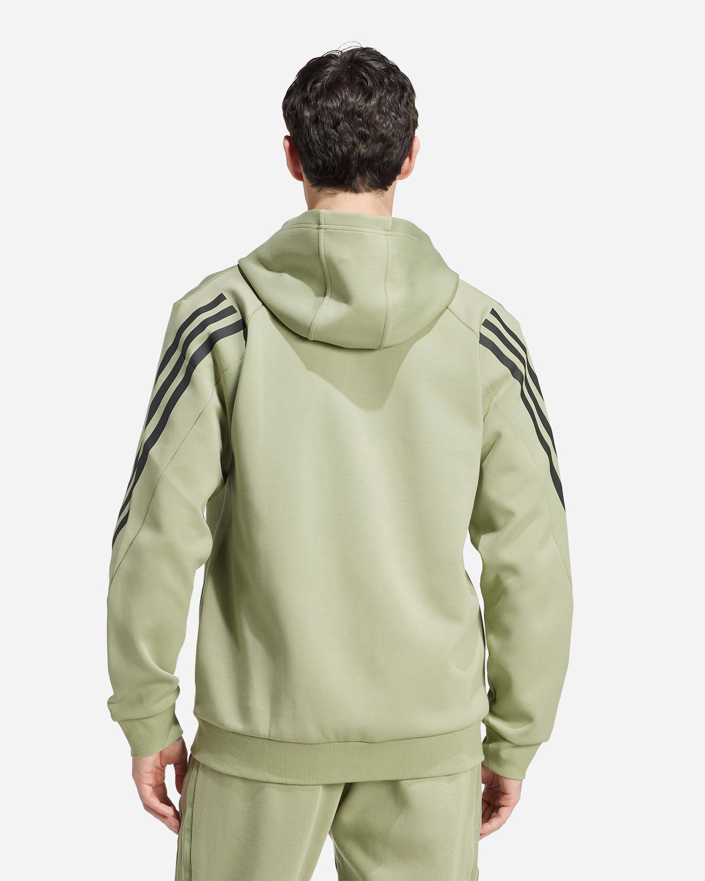 Felpa ADIDAS 3STRIPES M - Verde - 2 | Cisalfa Sport