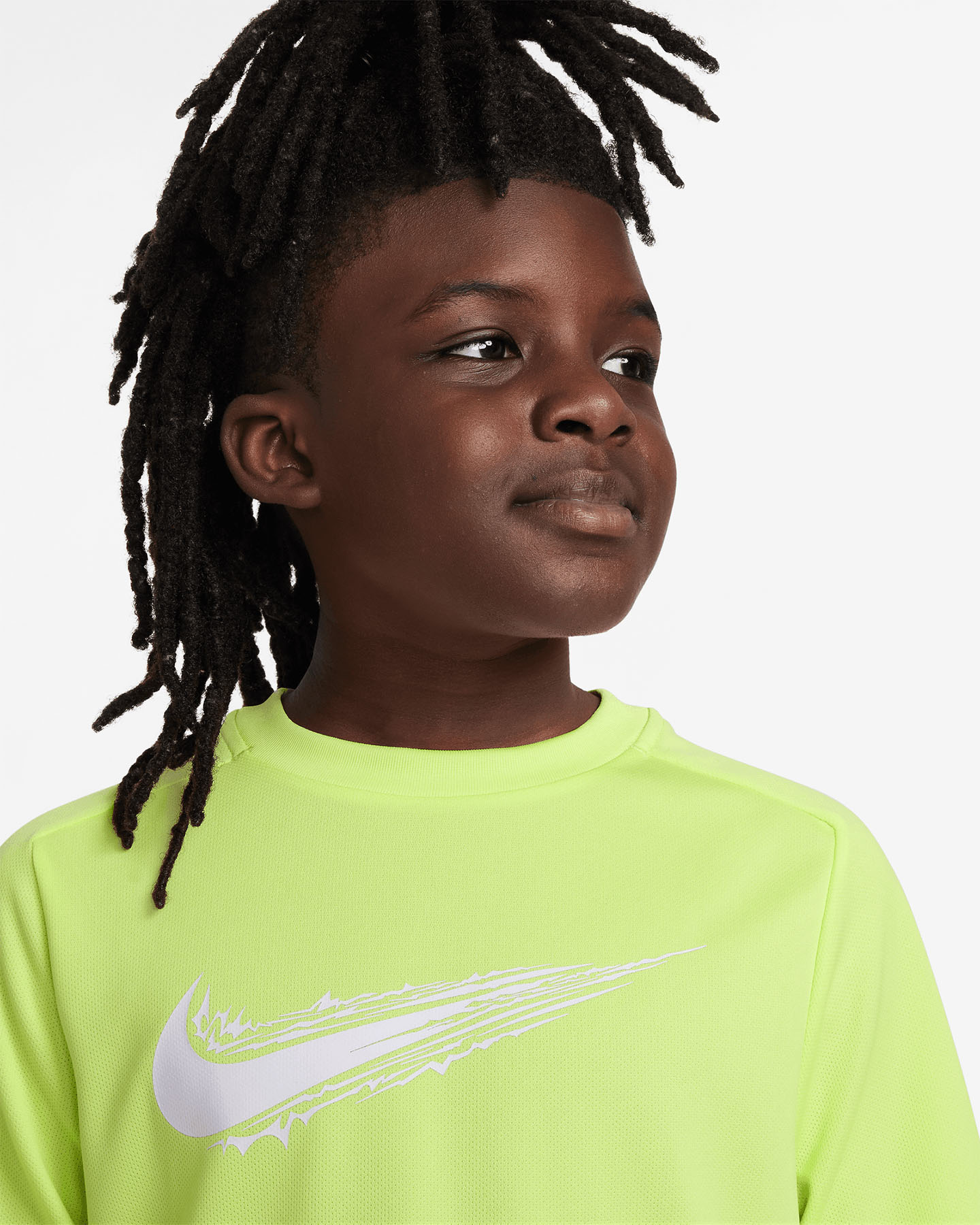 T-shirt NIKE DRI FIT JR - Giallo - 2 | Cisalfa Sport