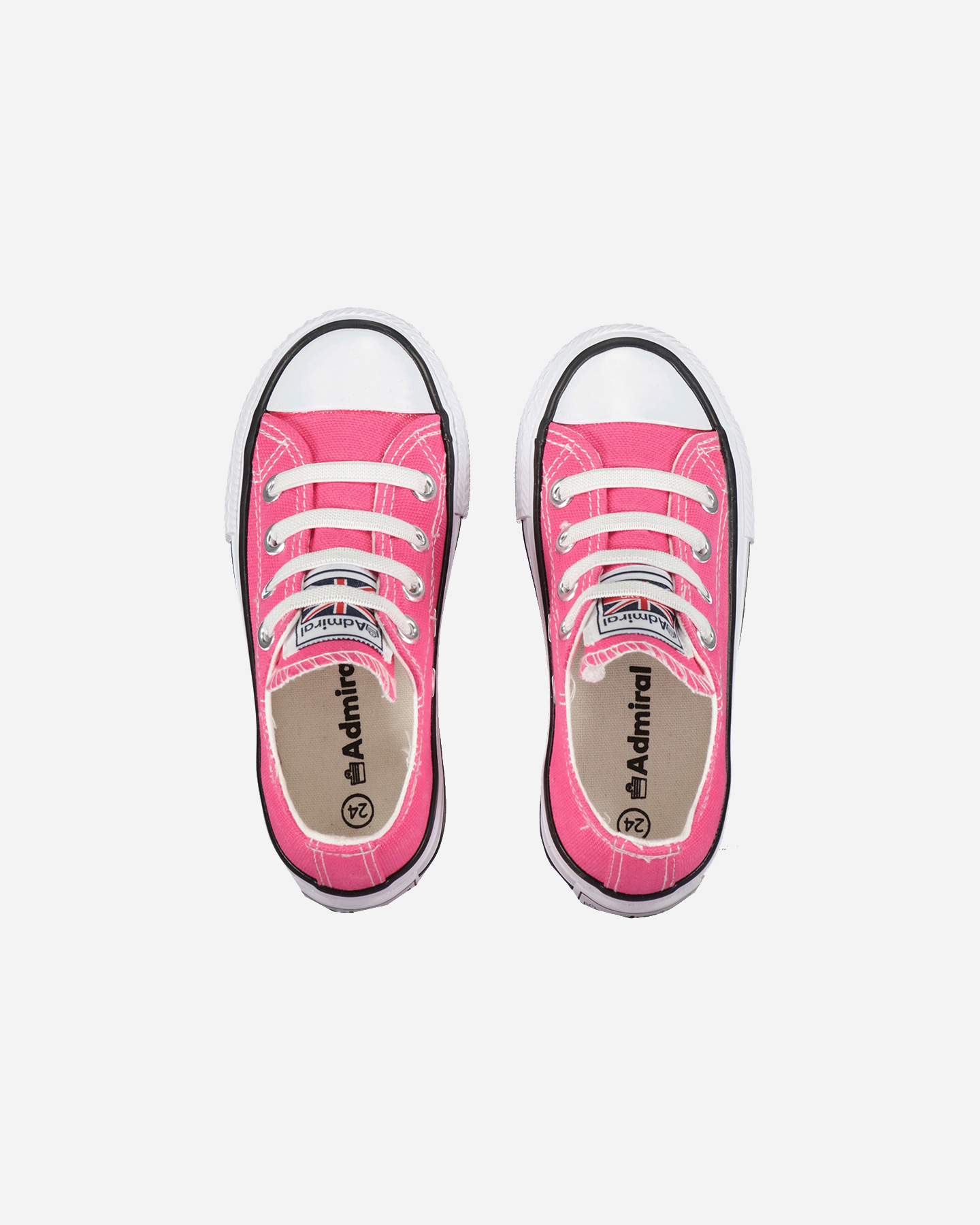 Scarpe sneakers ADMIRAL CANVAS JR - Fucsia - 3 | Cisalfa Sport