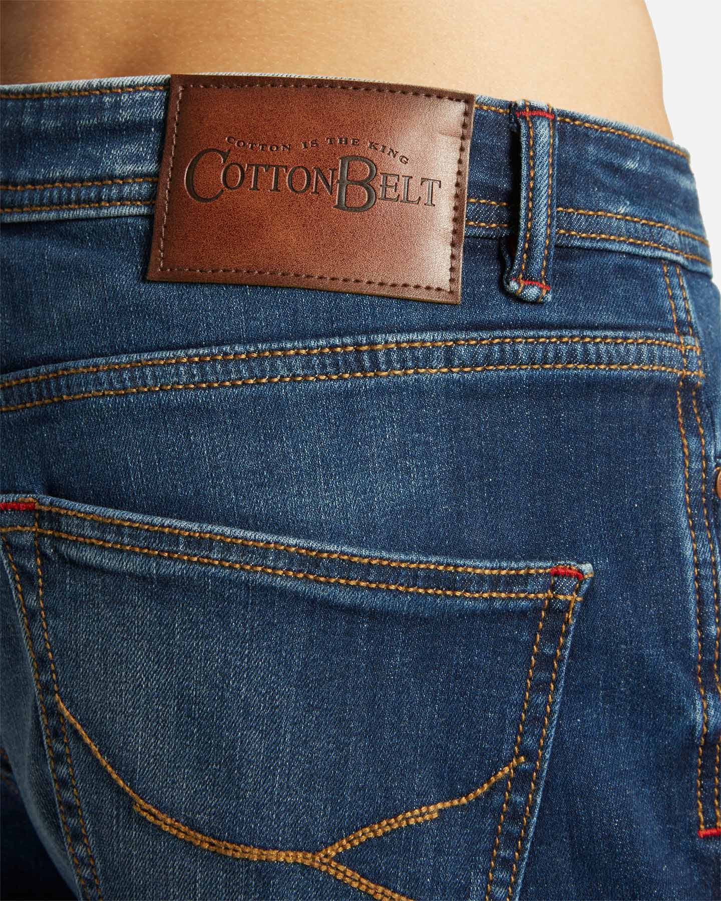 Jeans COTTON BELT 5 POCKET M - Nero - 3 | Cisalfa Sport