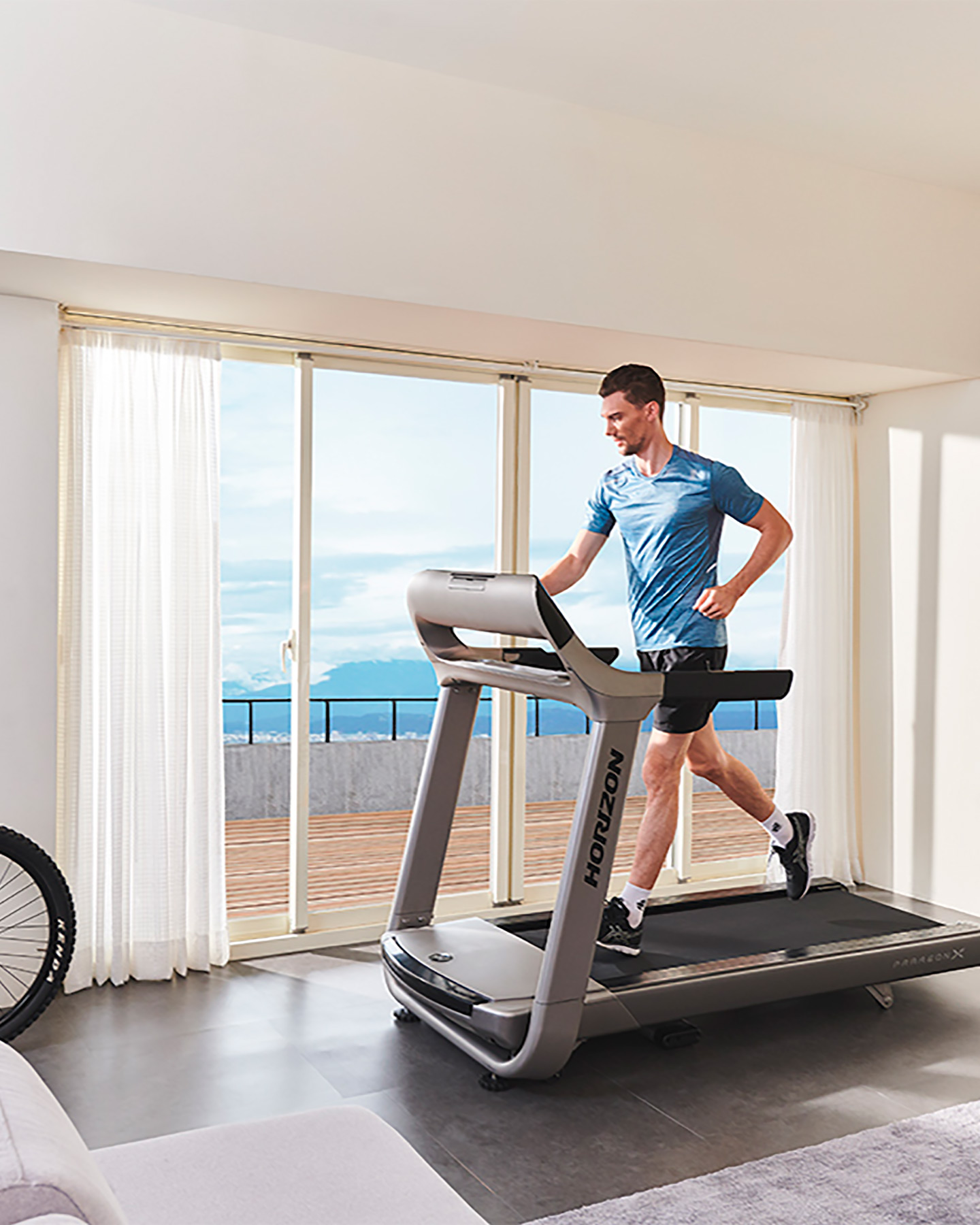 Tapis roulant HORIZON FITNESS PARAGON X - Grigio - 1 | Cisalfa Sport