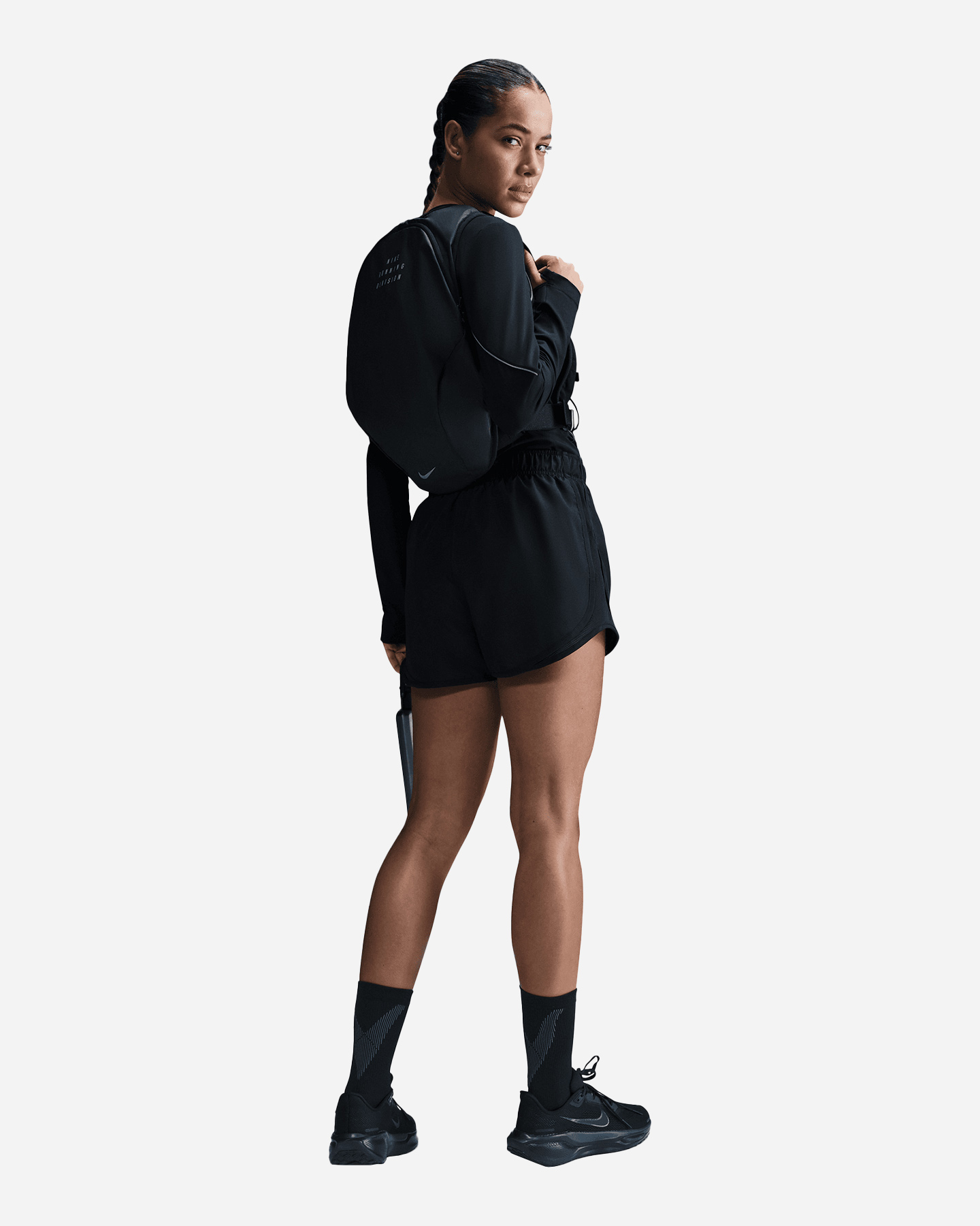 Short running NIKE TEMPO W - Nero - 2 | Cisalfa Sport