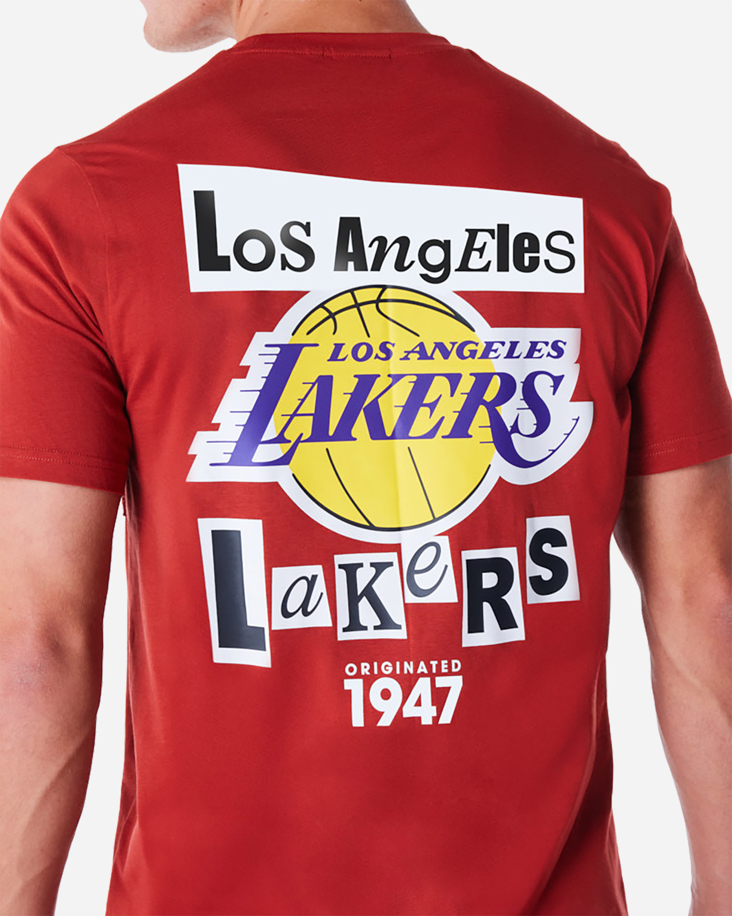 Abbigliamento basket NEW ERA NEWSPAPER LAKERS M - 4 | Cisalfa Sport