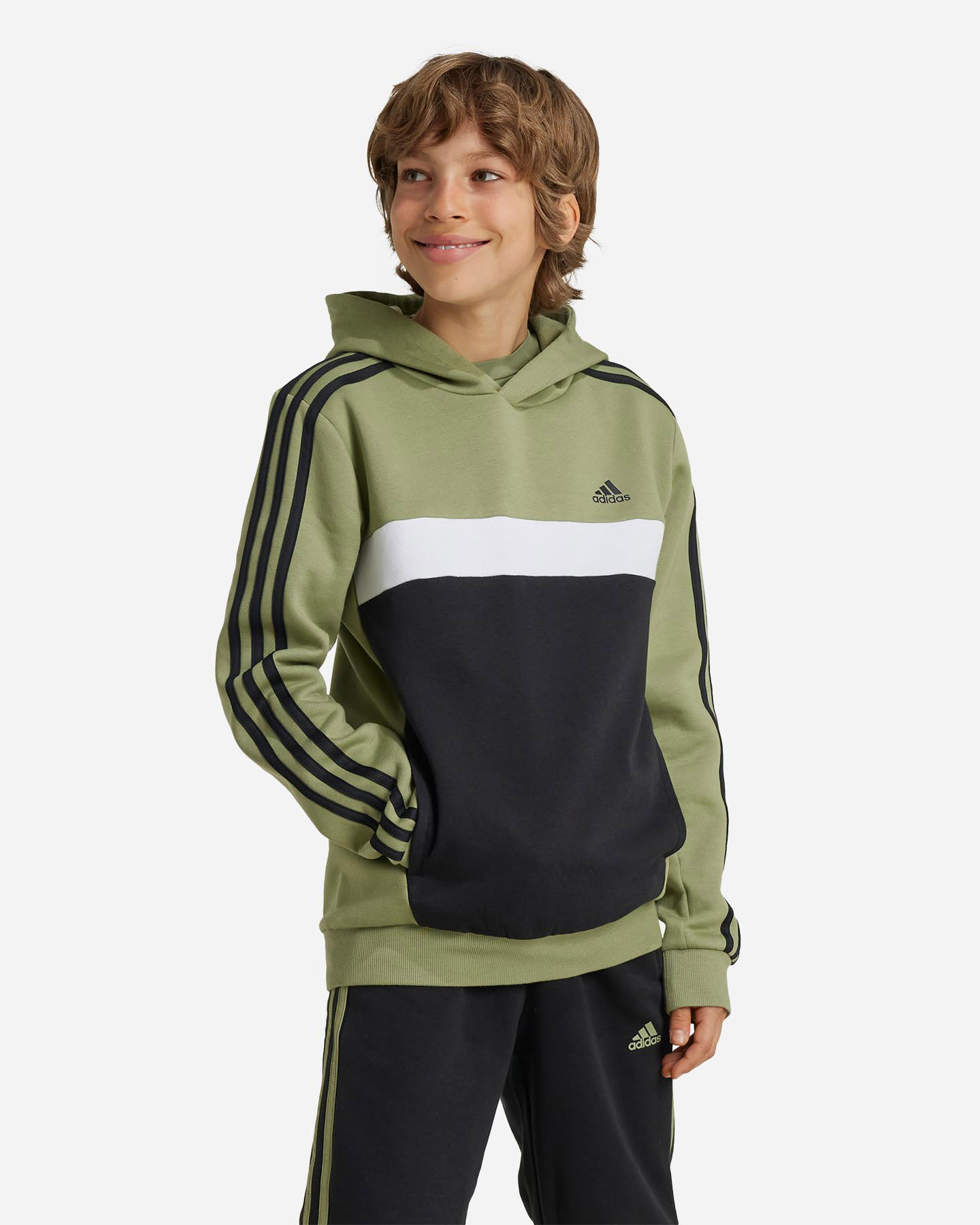 Felpa ADIDAS COLOR BLOCK JR - 1 | Cisalfa Sport