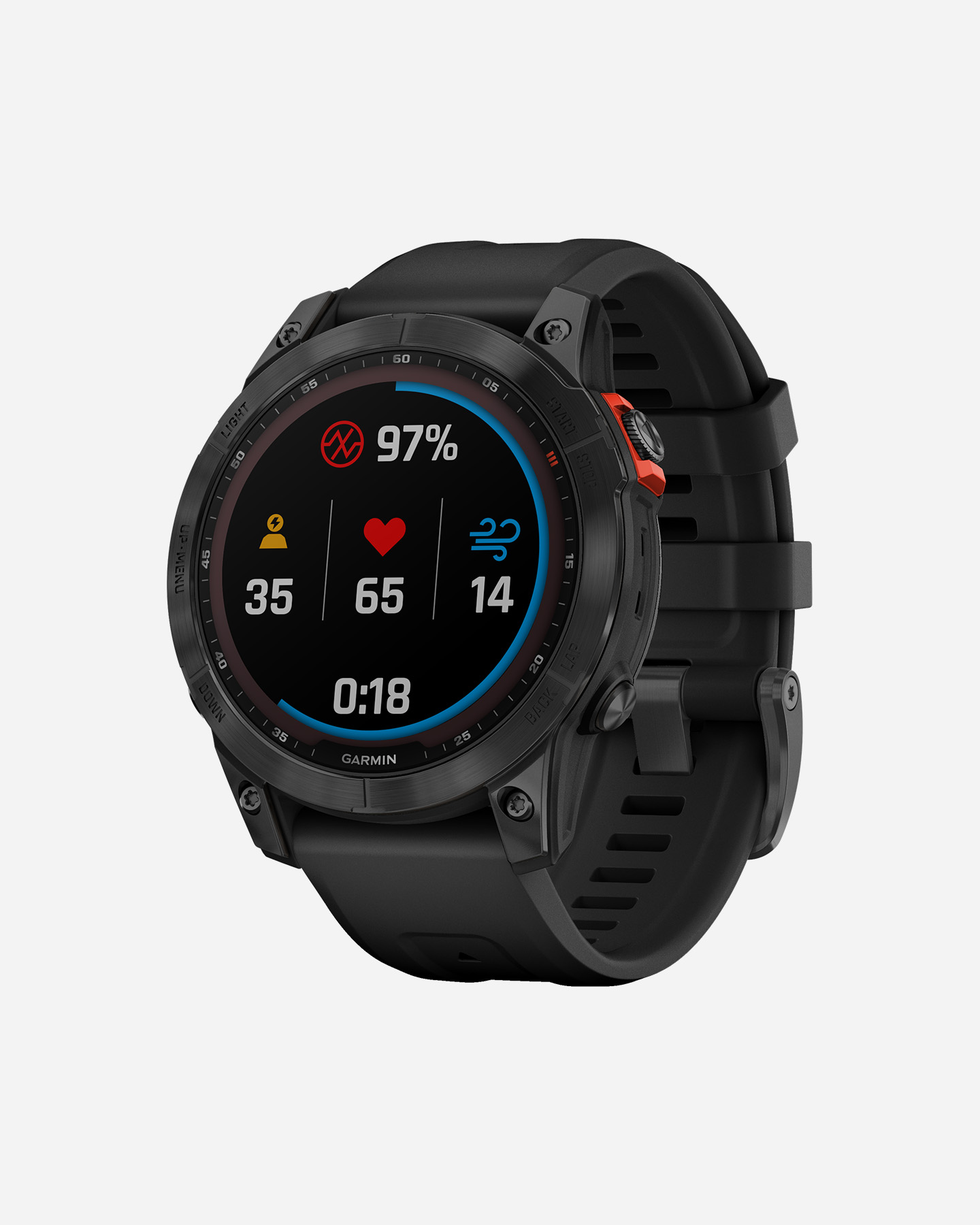 Orologio multifunzione GARMIN FENIX 7 SOLAR - Grigio - 2 | Cisalfa Sport