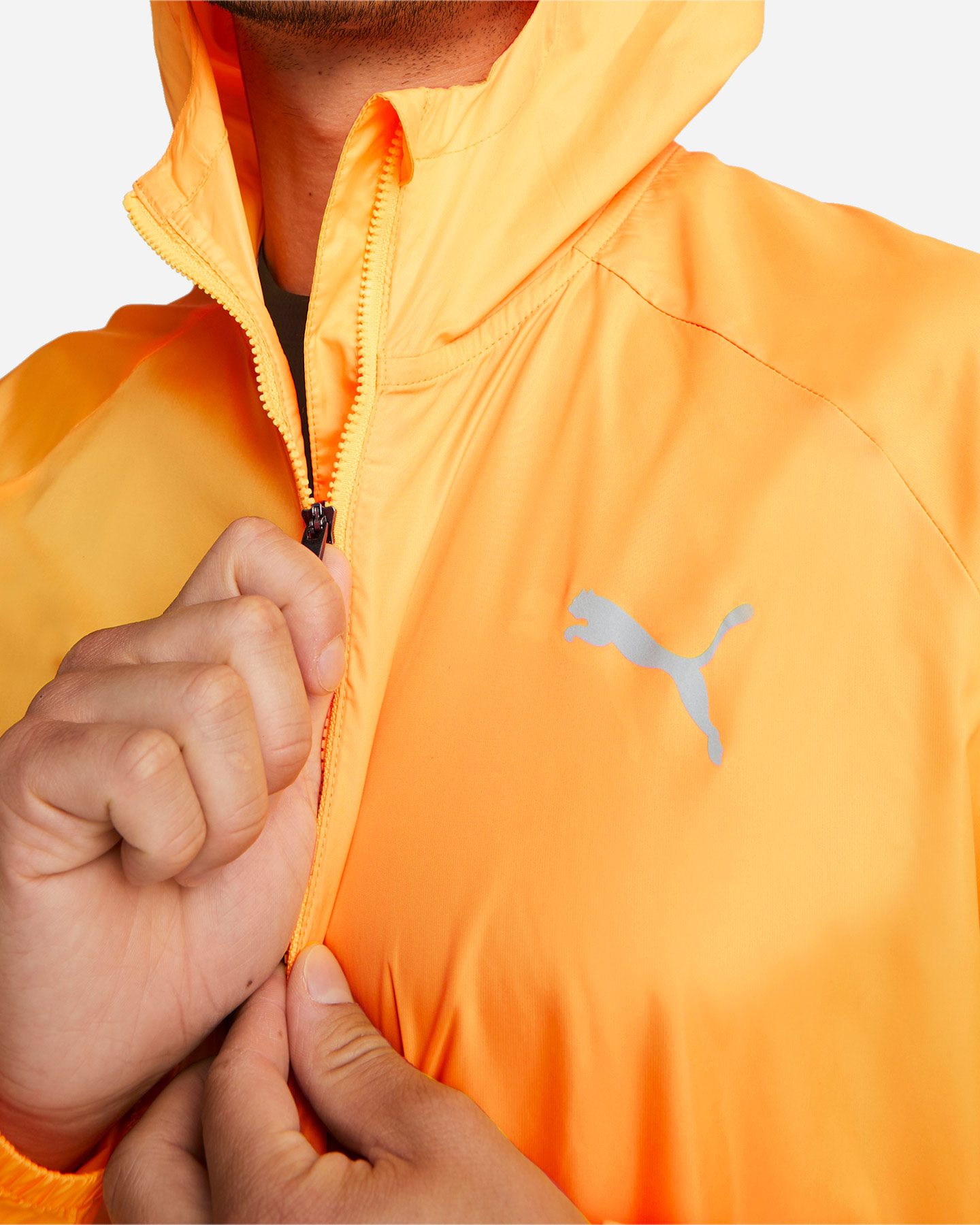 Giacca running PUMA UV FAVORITE M - Giallo - 3 | Cisalfa Sport