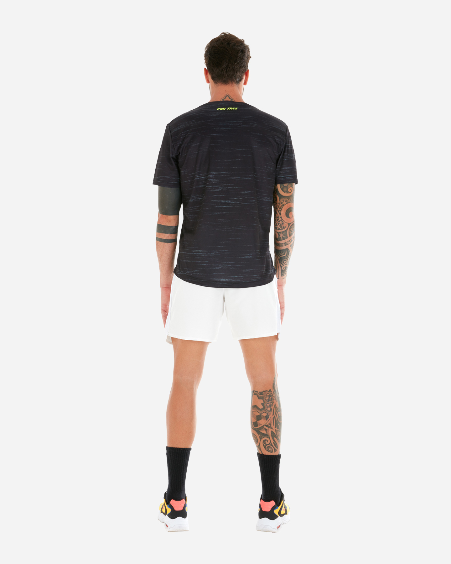 Pantaloncini tennis X3 POR TRES ALFAFAR M - Bianco - 2 | Cisalfa Sport