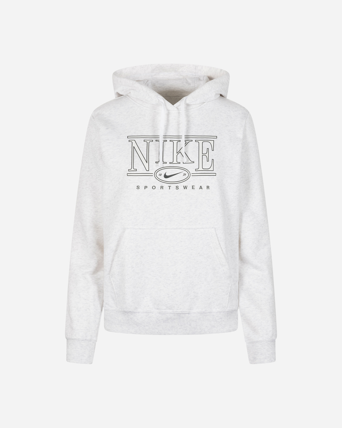 Felpa NIKE CLUB BIG LOGO W - Grigio - 0 | Cisalfa Sport