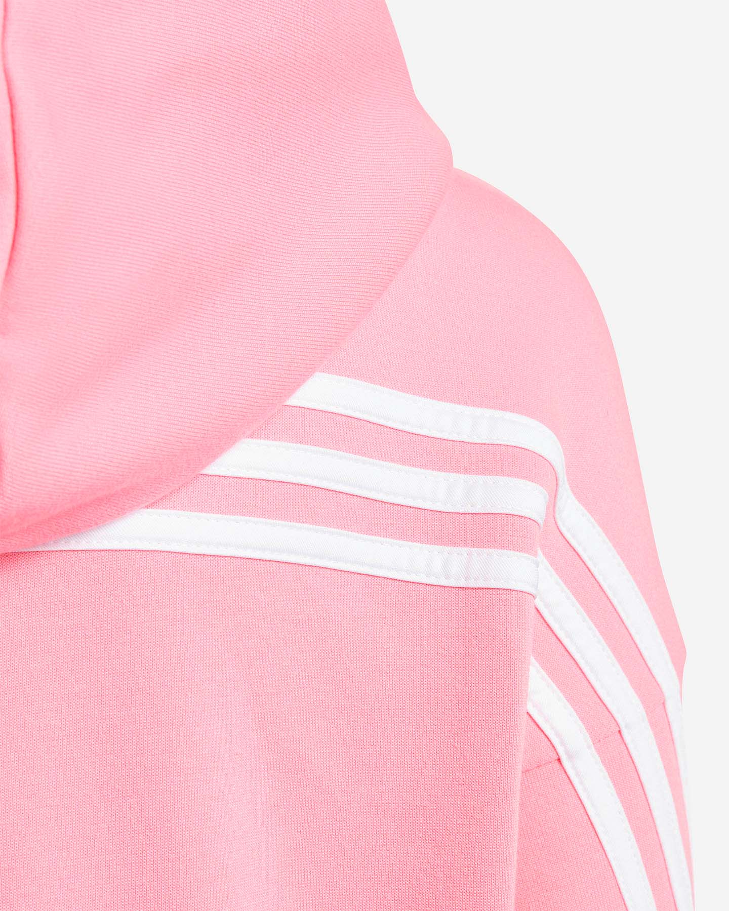 Felpa ADIDAS 3 STRIPES ICONS JR - Rosa - 2 | Cisalfa Sport