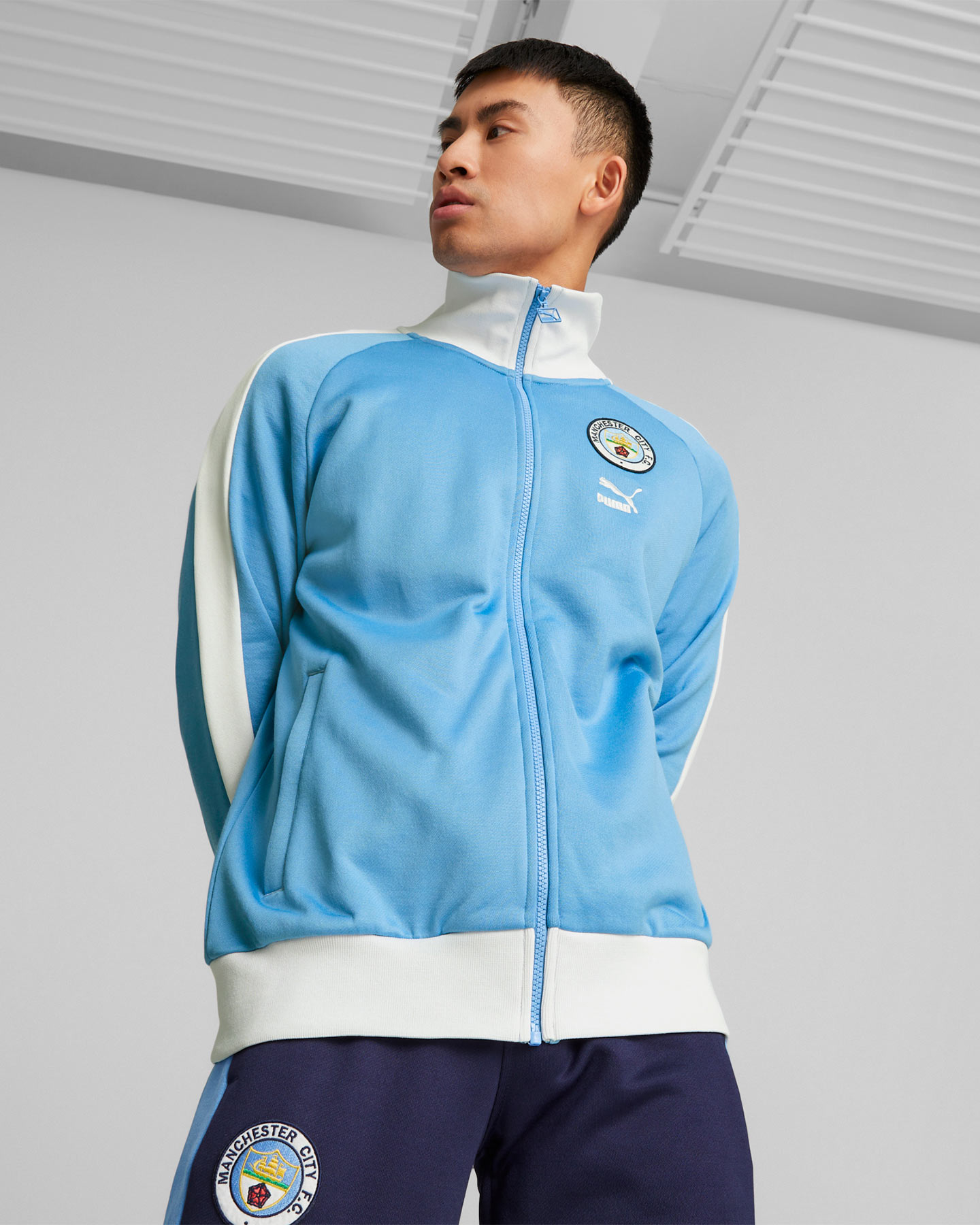 Abbigliamento calcio ufficiale PUMA MANCHESTER CITY T7 M - Azzurro - 2 | Cisalfa Sport