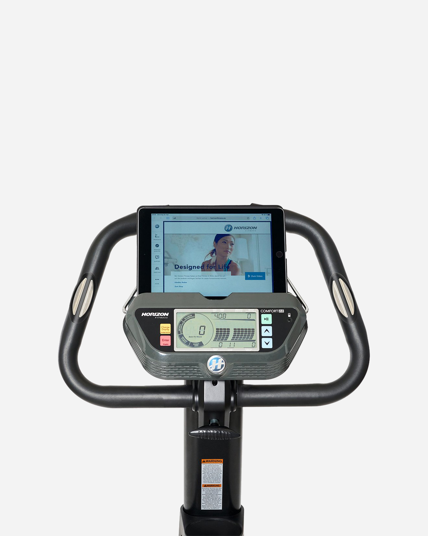 Cyclette HORIZON FITNESS COMFORT 2.0 - Grigio - 2 | Cisalfa Sport