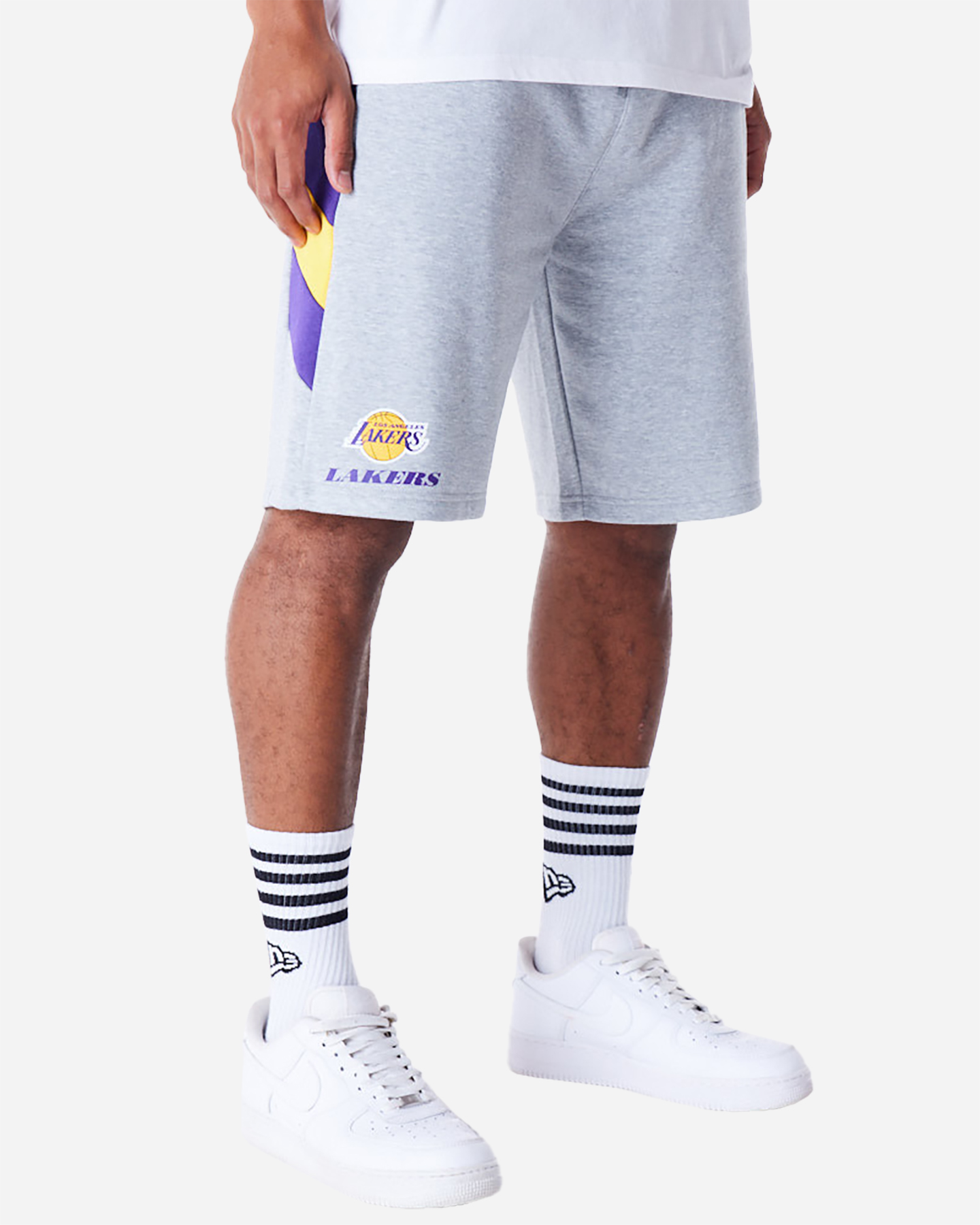 Abbigliamento basket NEW ERA PANEL OS LAKERS M - Grigio - 0 | Cisalfa Sport
