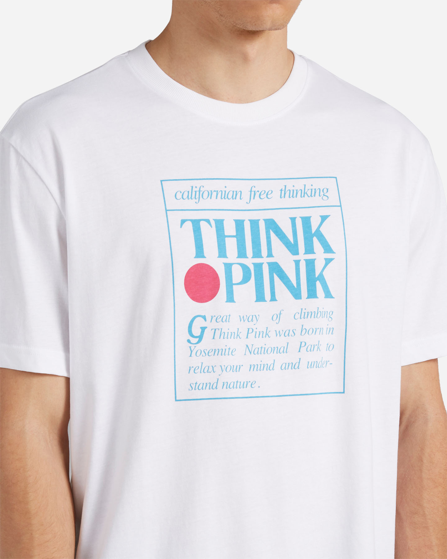 T-shirt THINK PINK BIG LOGO M - Bianco - 4 | Cisalfa Sport