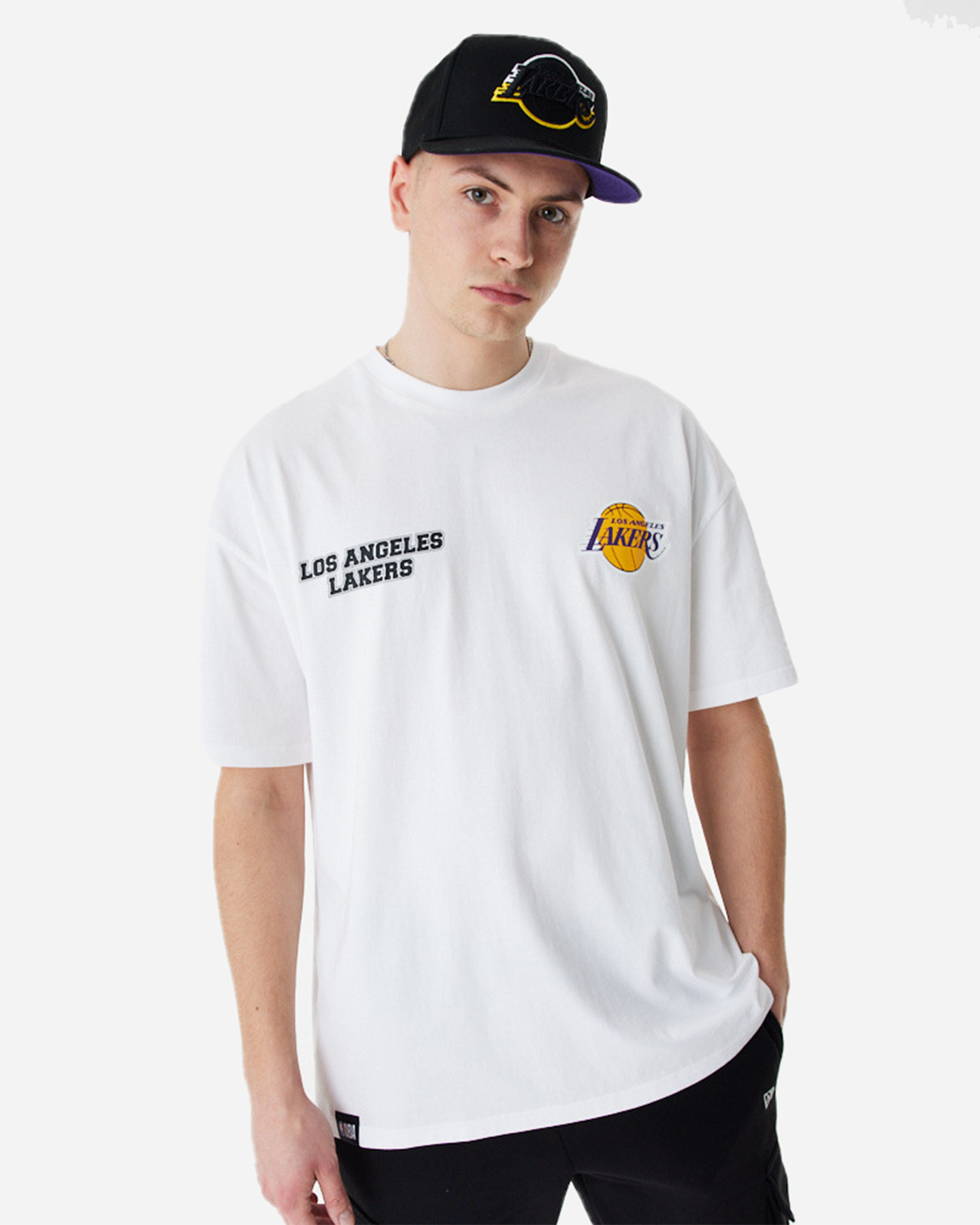 Abbigliamento basket NEW ERA LARGE GRAPHIC BP LOS ANGELES LAKERS M - 0 | Cisalfa Sport