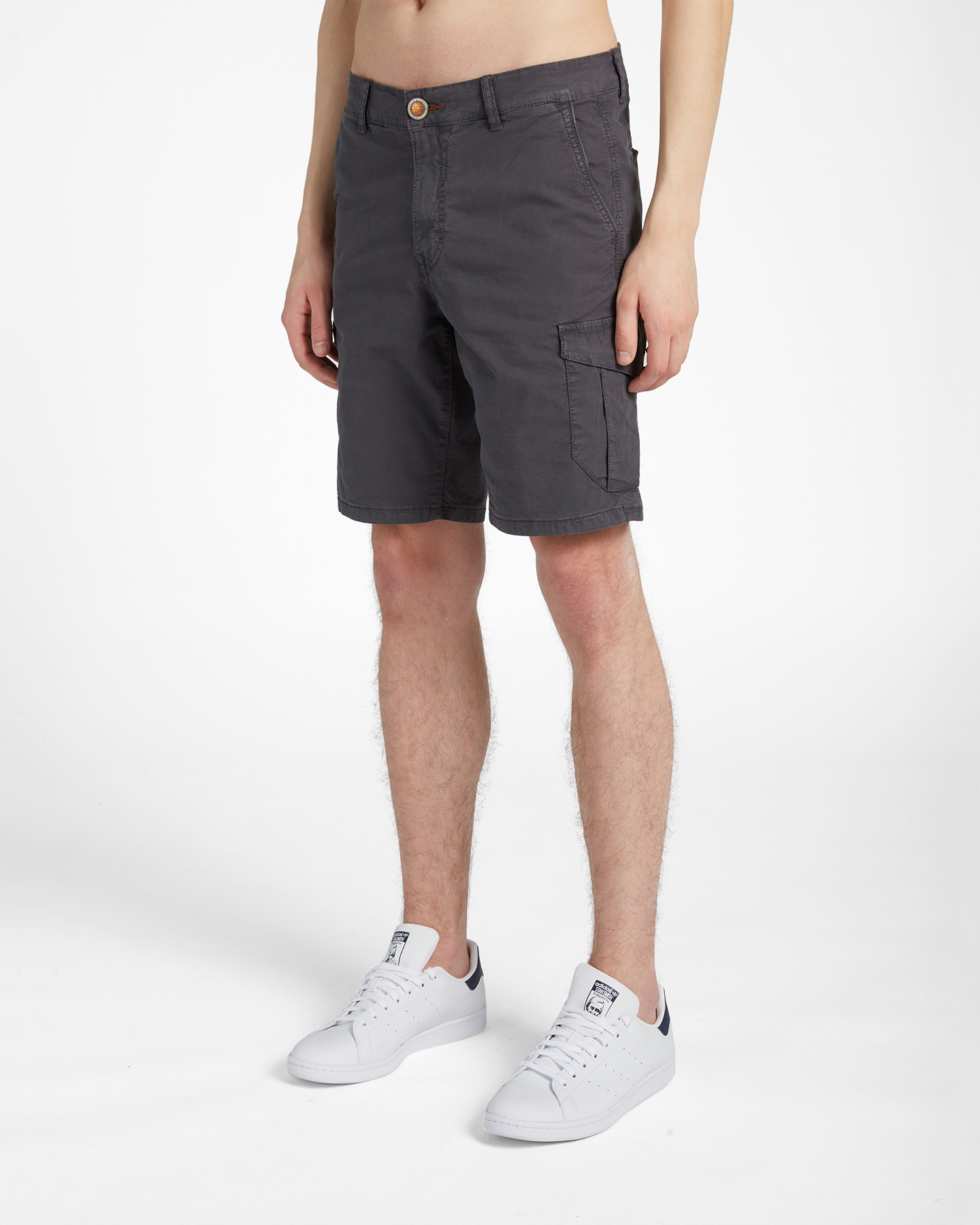Bermuda COTTON BELT CARGO TASCONATO M - Grigio - 2 | Cisalfa Sport