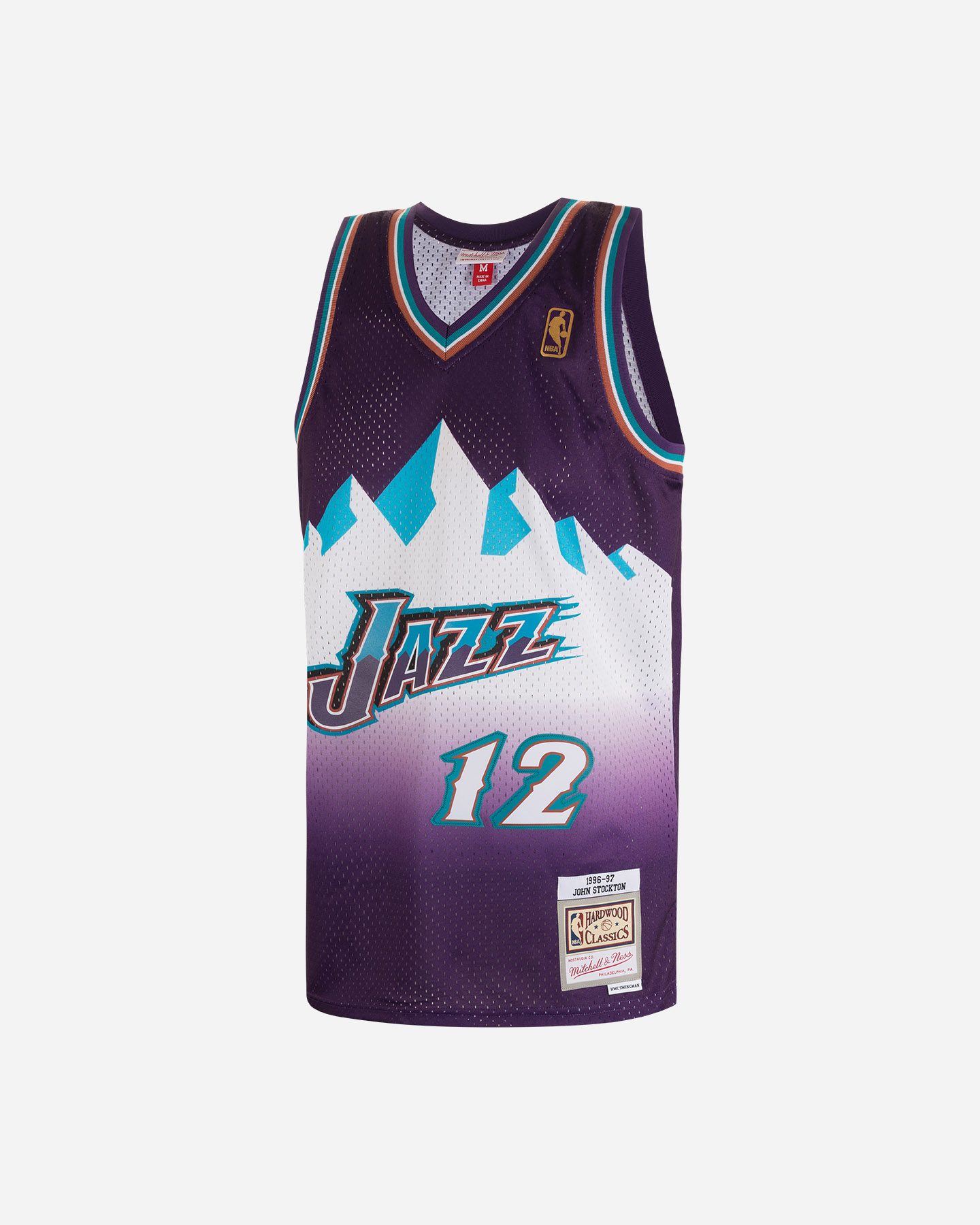 Canotta basket MITCHELL&NESS NBA UTAH JAZZ JOHN STOCKTON '96 ICON M - 0 | Cisalfa Sport