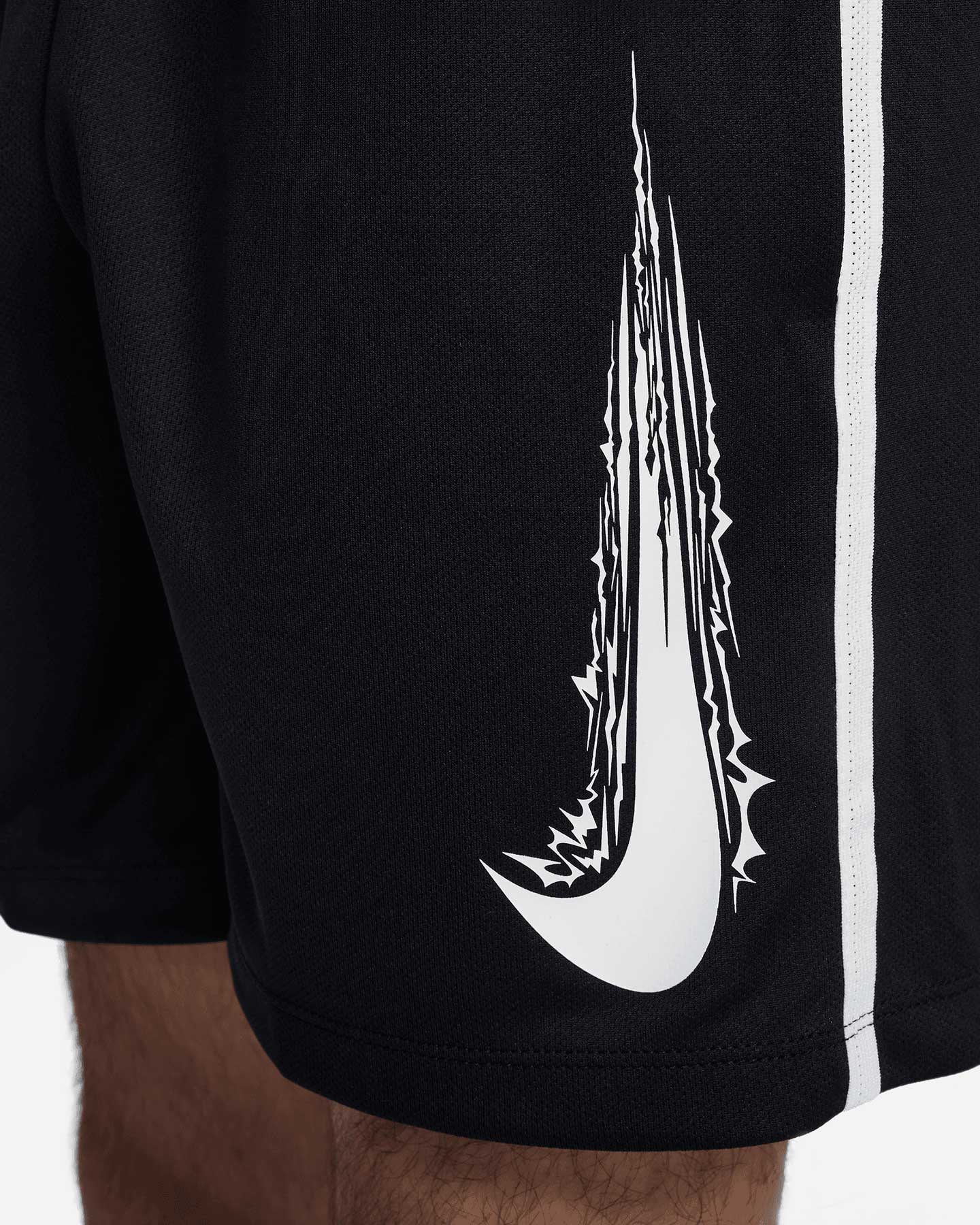 Pantaloncini NIKE DRIFIT SWOOSH JR - Nero - 4 | Cisalfa Sport