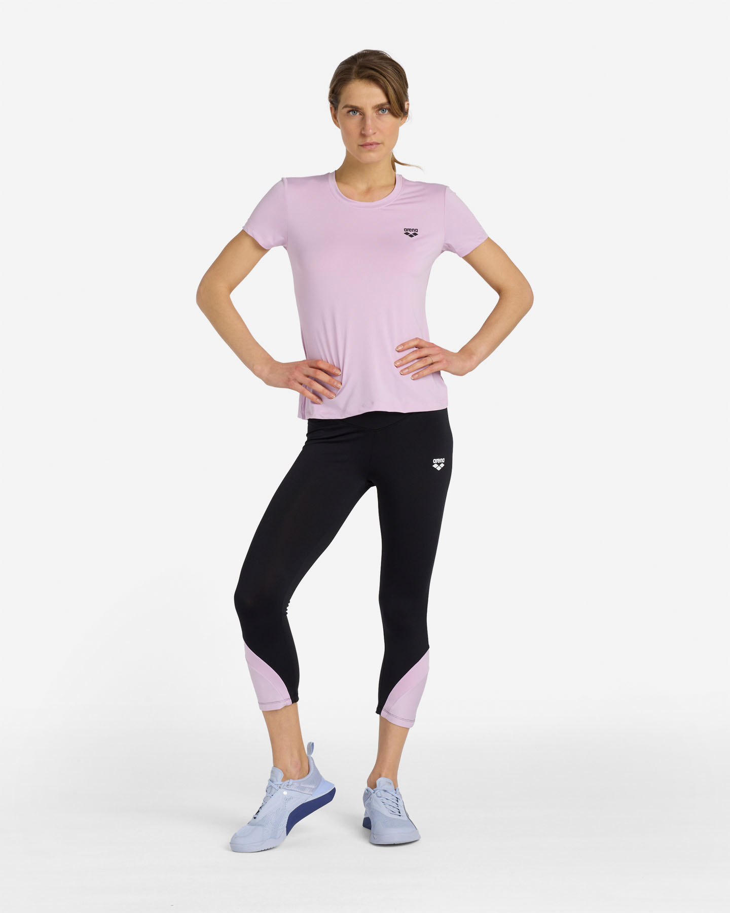 T-shirt training ARENA ESSENTIAL MOVE W - Viola - 2 | Cisalfa Sport