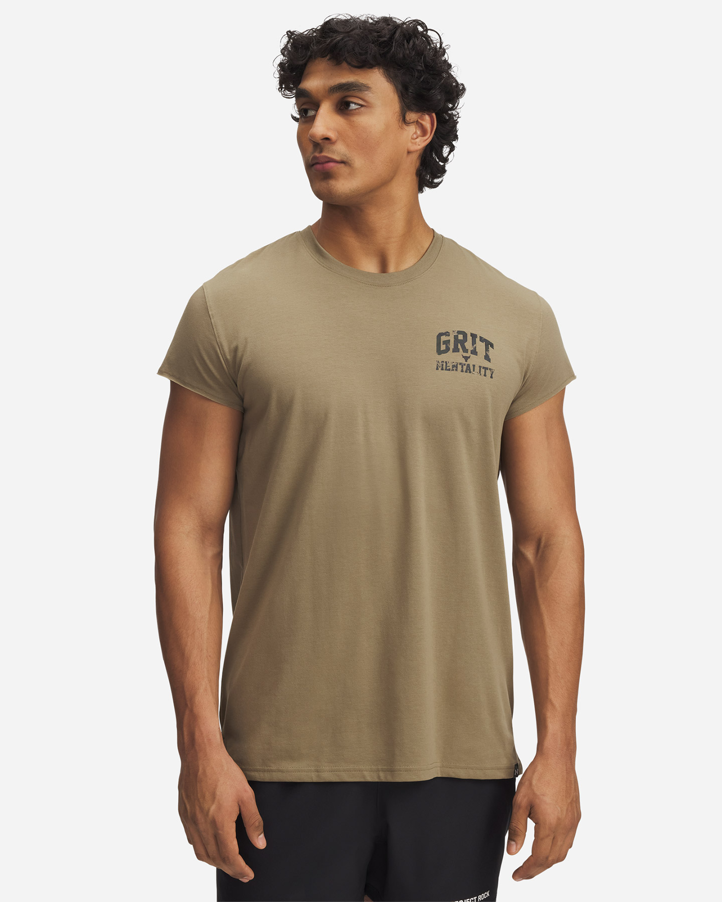 T-shirt UNDER ARMOUR THE ROCK M - Verde - 0 | Cisalfa Sport