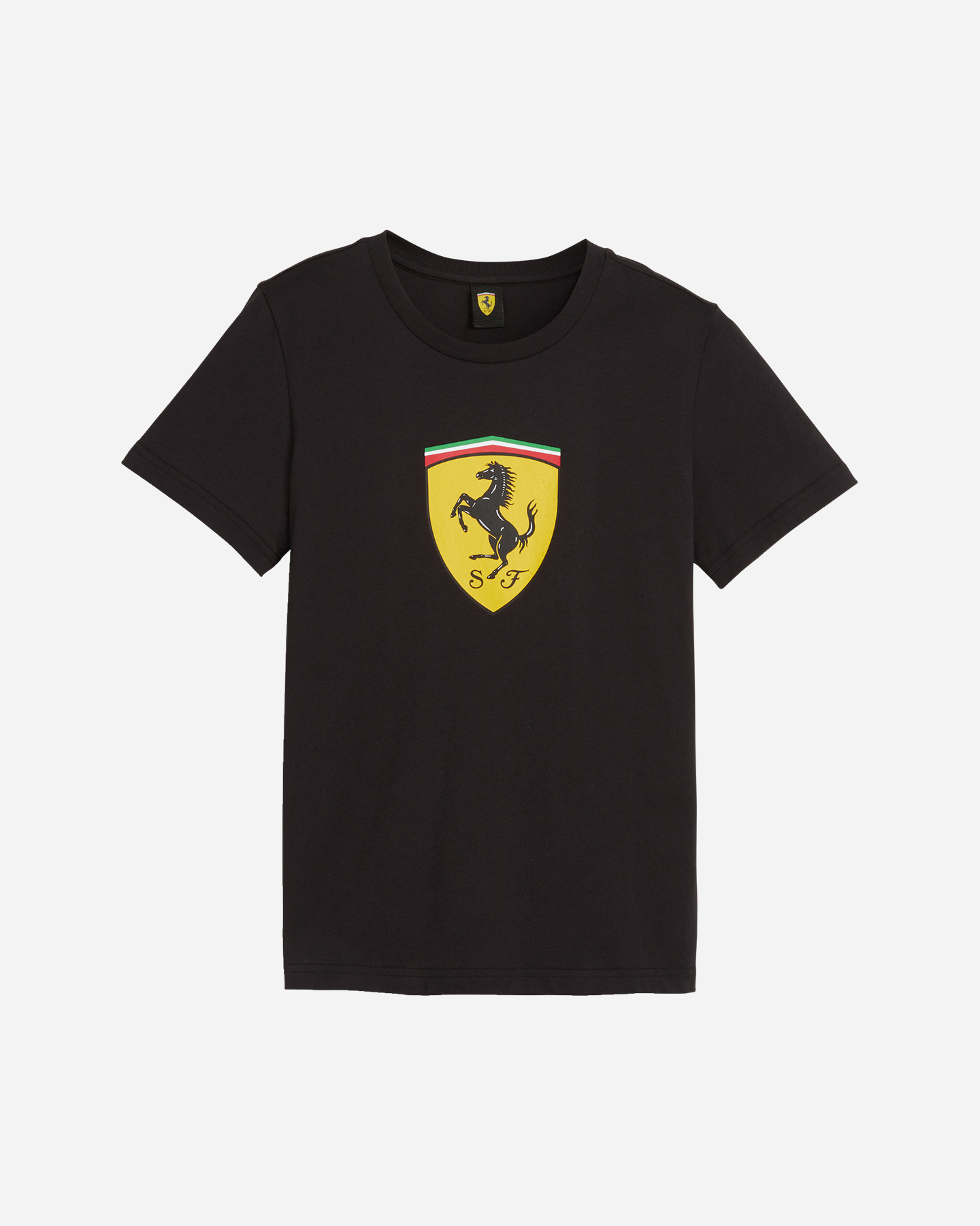 Fanwear PUMA FERRARI RACE BIG SHIELD JR - Nero - 0 | Cisalfa Sport