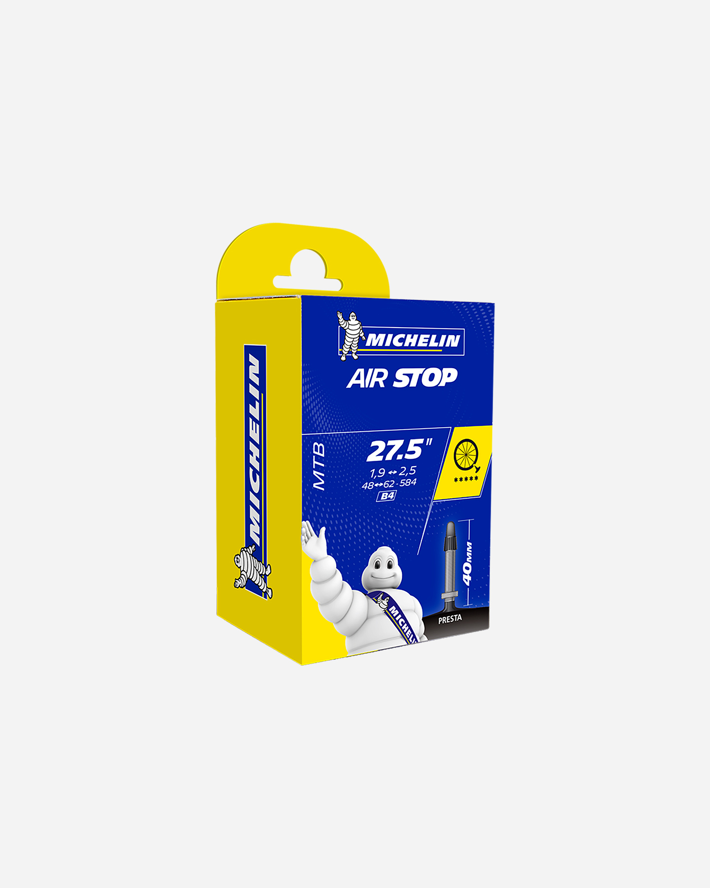 Inner tube BONIN MICHELIN 27,5 1,90/2,50 VALVOLA PRESTA - Nero - 0 | Cisalfa Sport