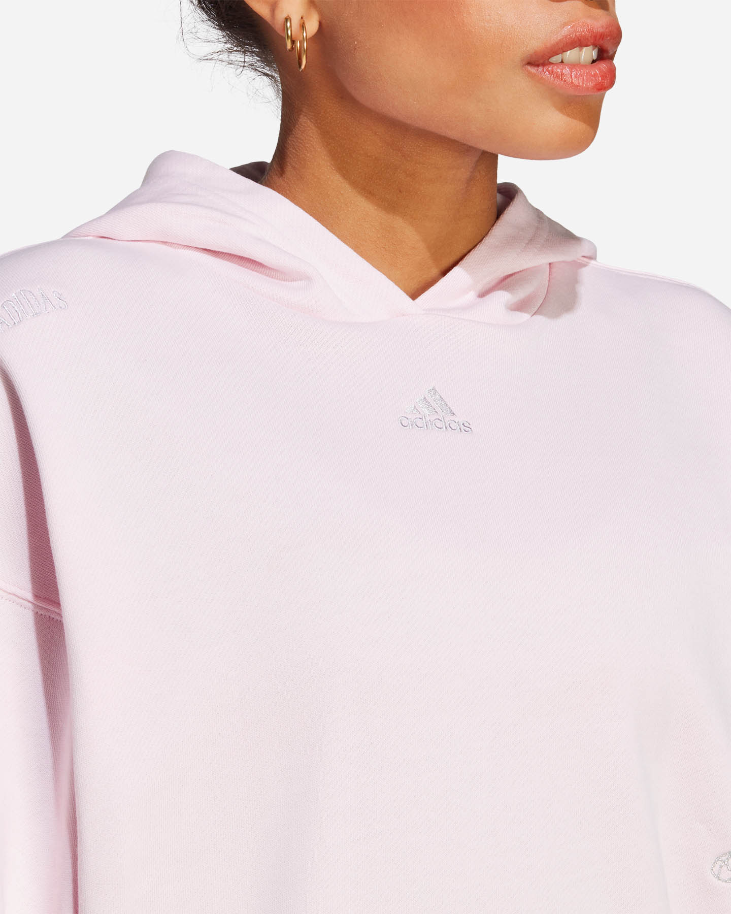 Felpa ADIDAS LOGO W - Rosa - 4 | Cisalfa Sport