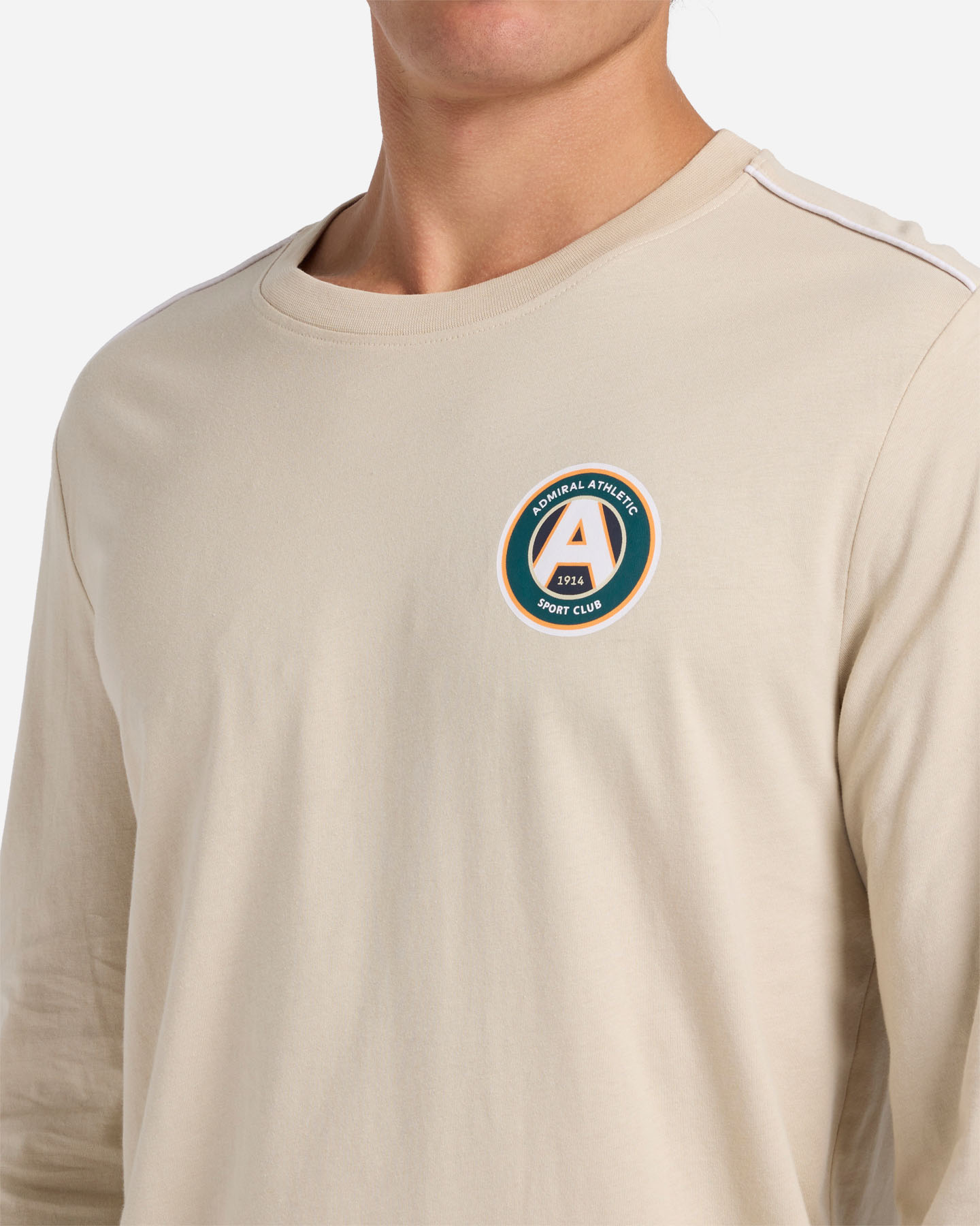T-shirt ADMIRAL VARSITY M - Beige - 4 | Cisalfa Sport