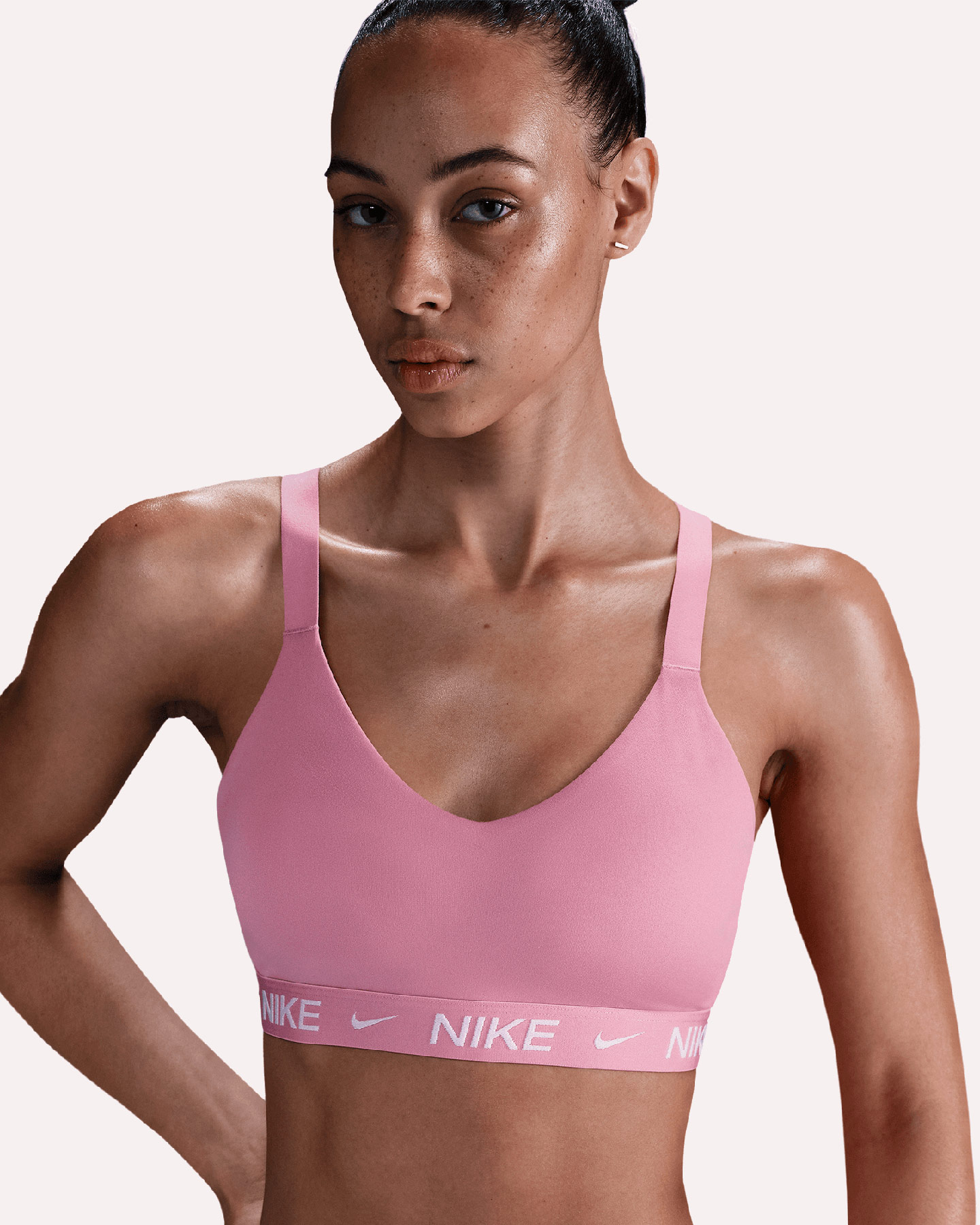 Bra training NIKE INDY W - Rosa - 2 | Cisalfa Sport