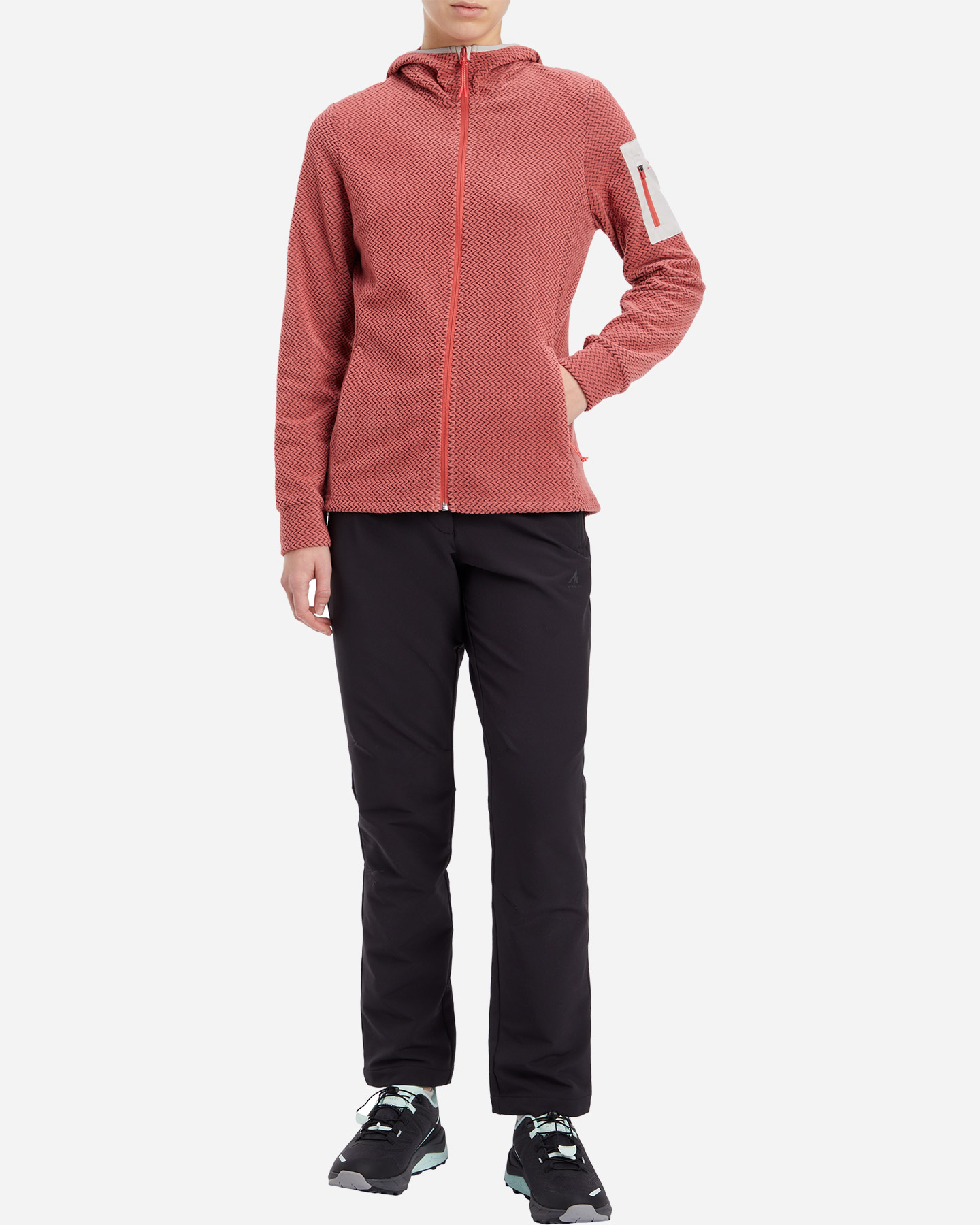 Pile MCKINLEY HUCTURE W - Rosso - 3 | Cisalfa Sport