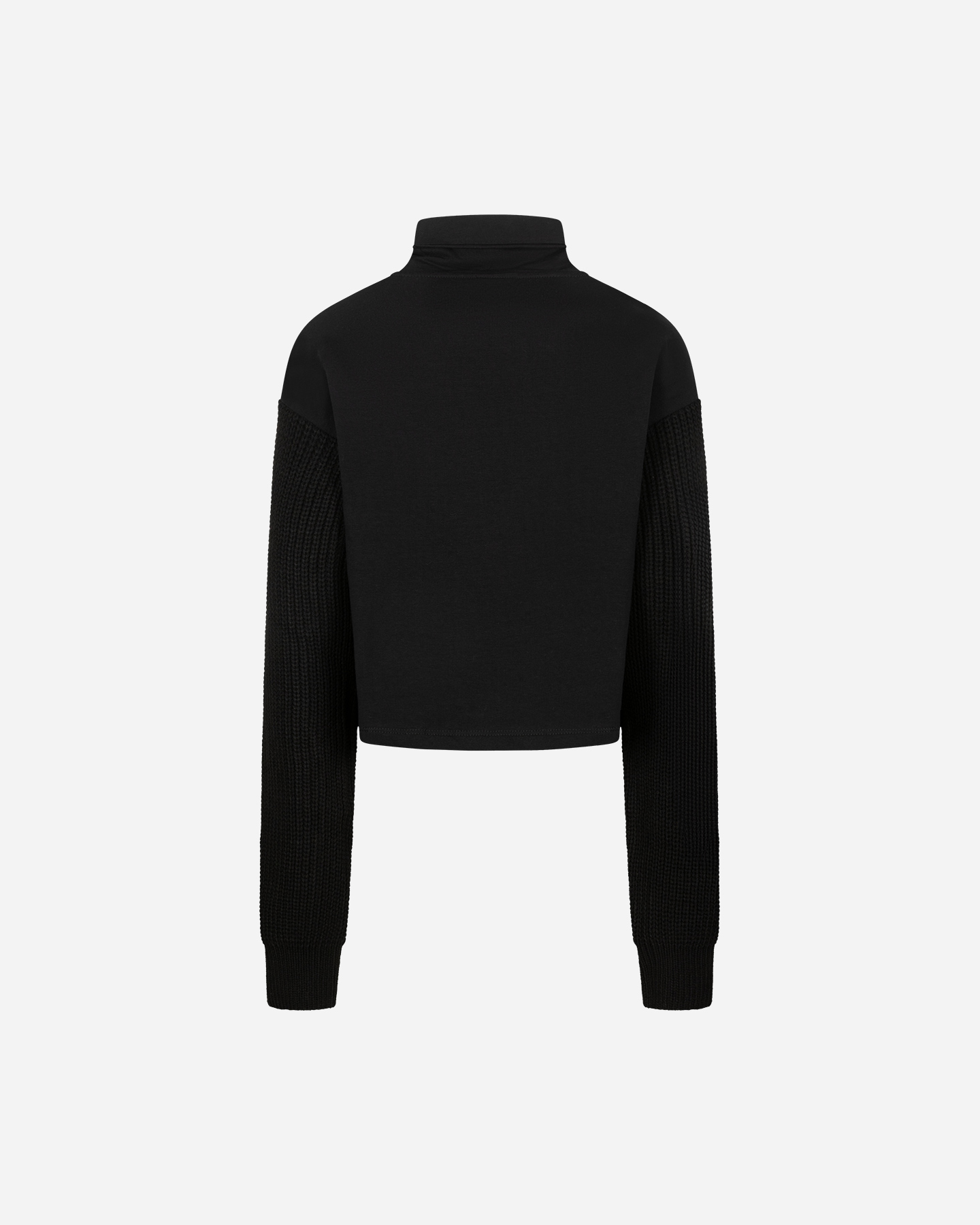 Felpa FREDDY CROP HIGH NECK JR - Nero - 1 | Cisalfa Sport