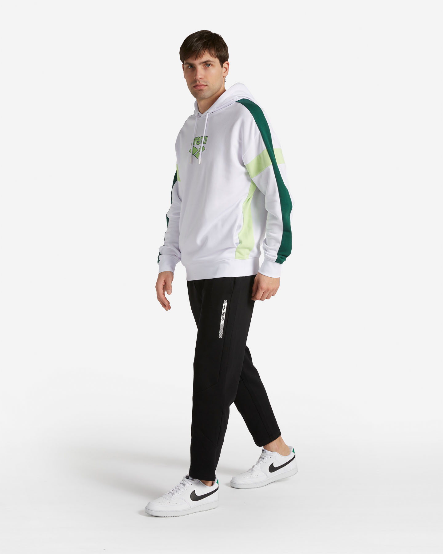 Felpa ARENA ATHLETICS M - Bianco - 3 | Cisalfa Sport