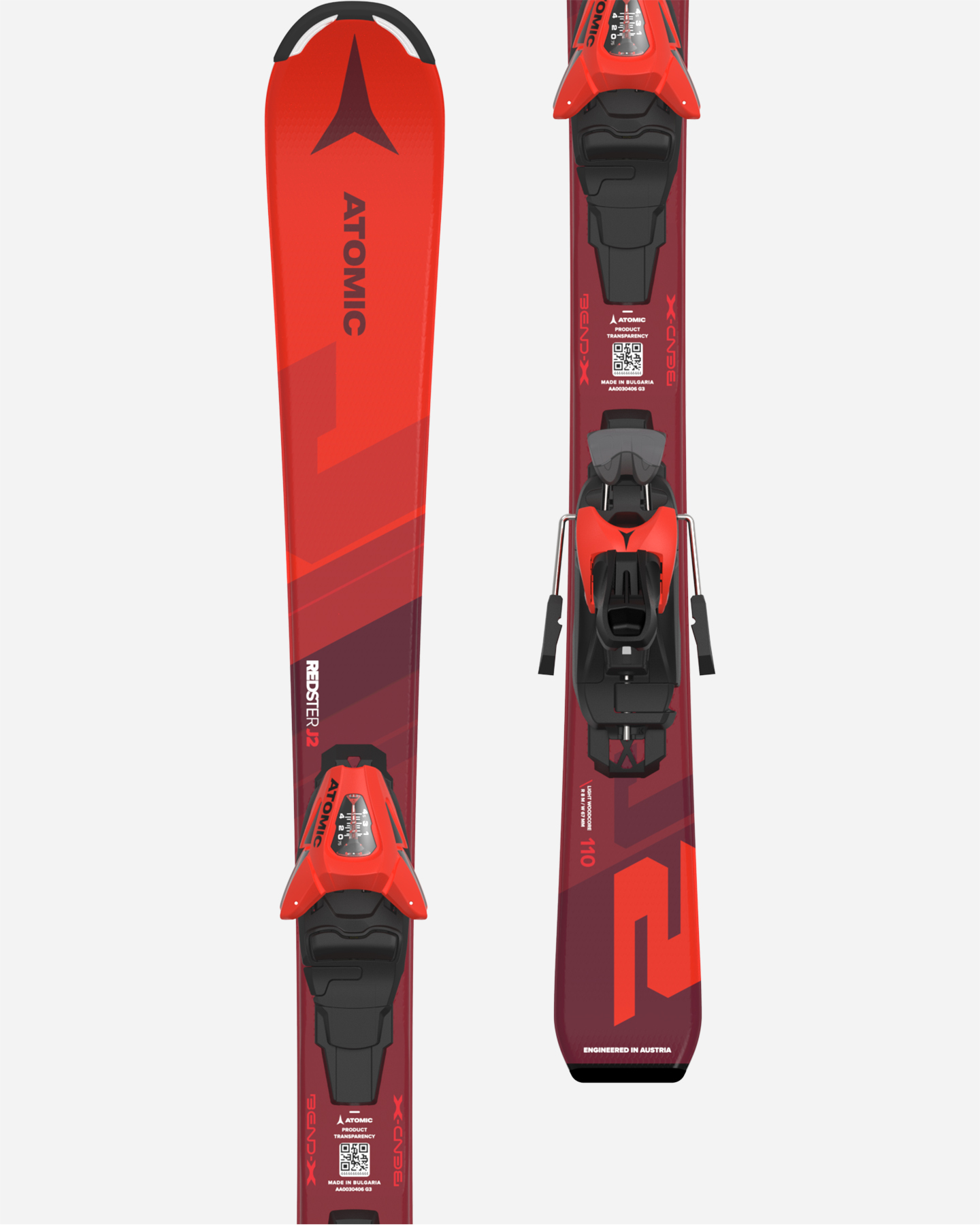 Sci ATOMIC REDSTER JR J2 100-120 + C 5 GW JR - Rosso - 4 | Cisalfa Sport