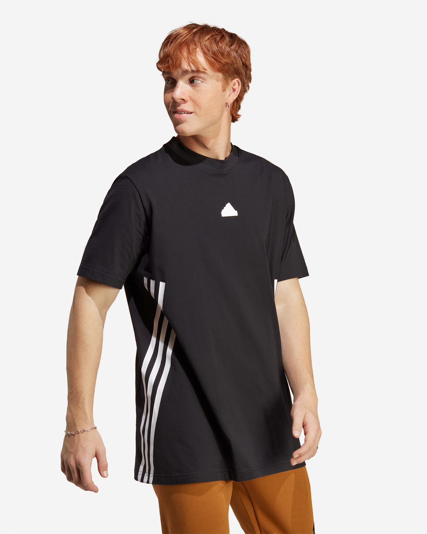 T-shirt ADIDAS ICON 3STRIPES M - Nero - 2 | Cisalfa Sport