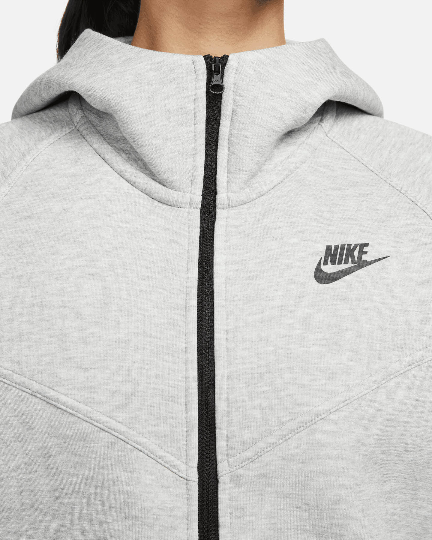 Felpa NIKE TECH FLEECE W - Grigio - 4 | Cisalfa Sport