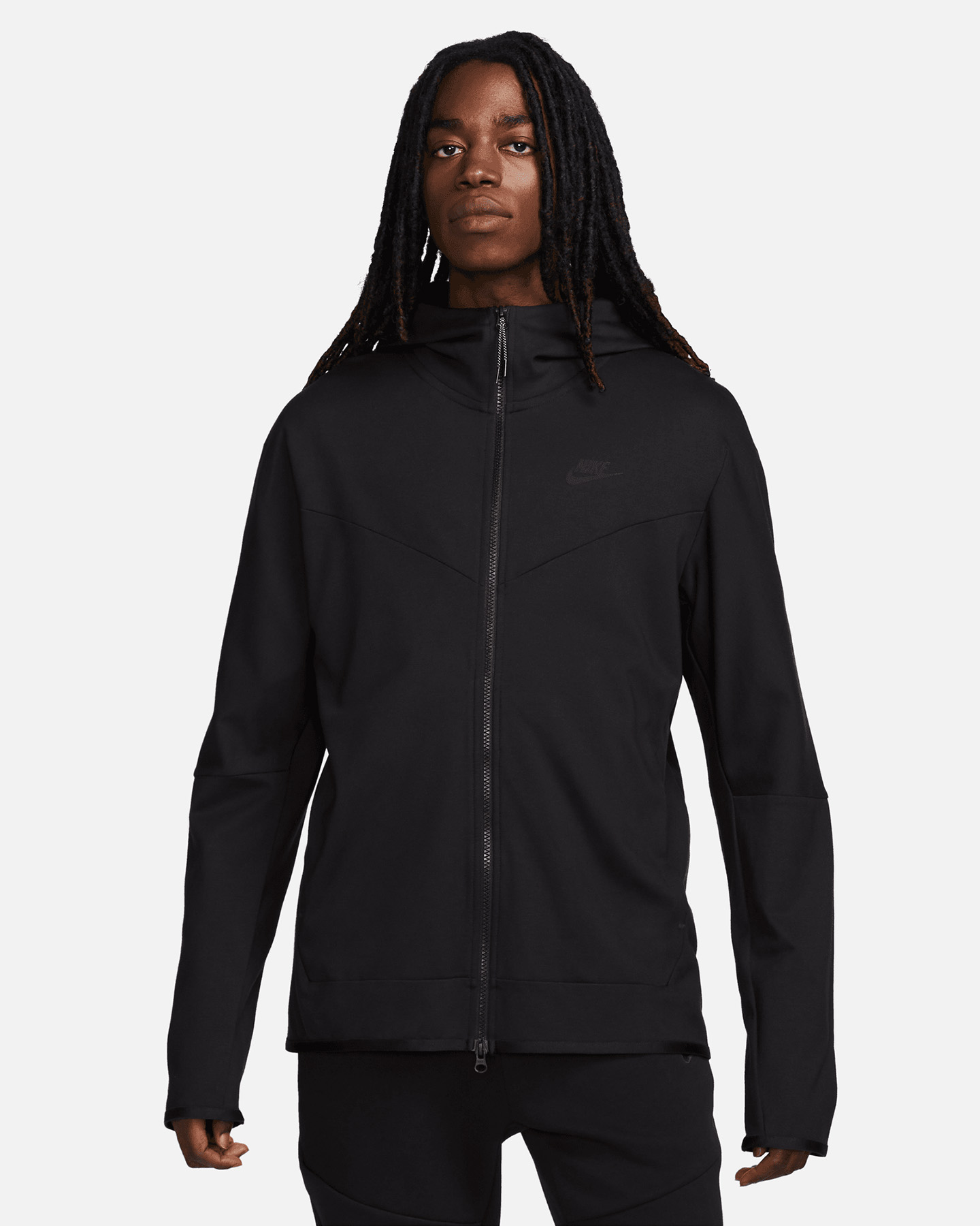 Felpa NIKE TECH FLEECE LIGHT M - Nero - 0 | Cisalfa Sport