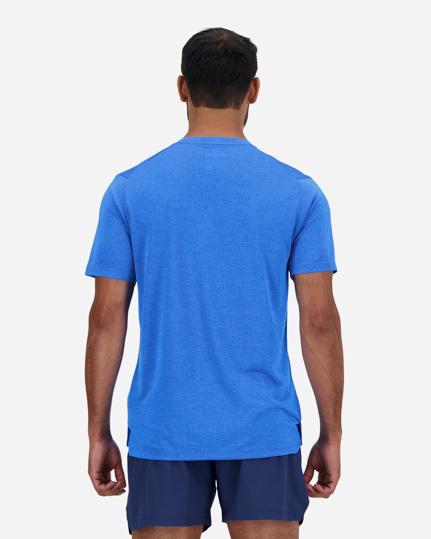 T-shirt running NEW BALANCE ATHLETICS RUN M - Blu - 2 | Cisalfa Sport