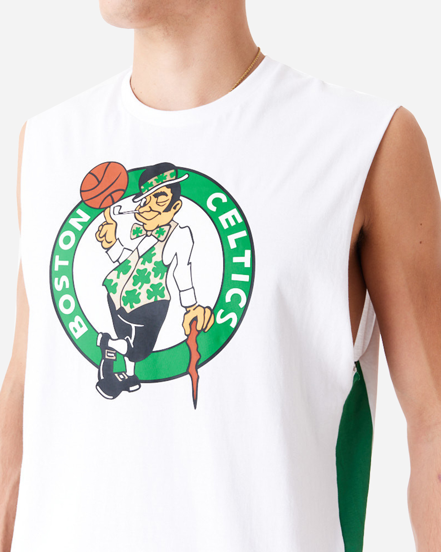 Canotta NEW ERA BIG LOGO BOSTON CELTICS M - Bianco - 2 | Cisalfa Sport
