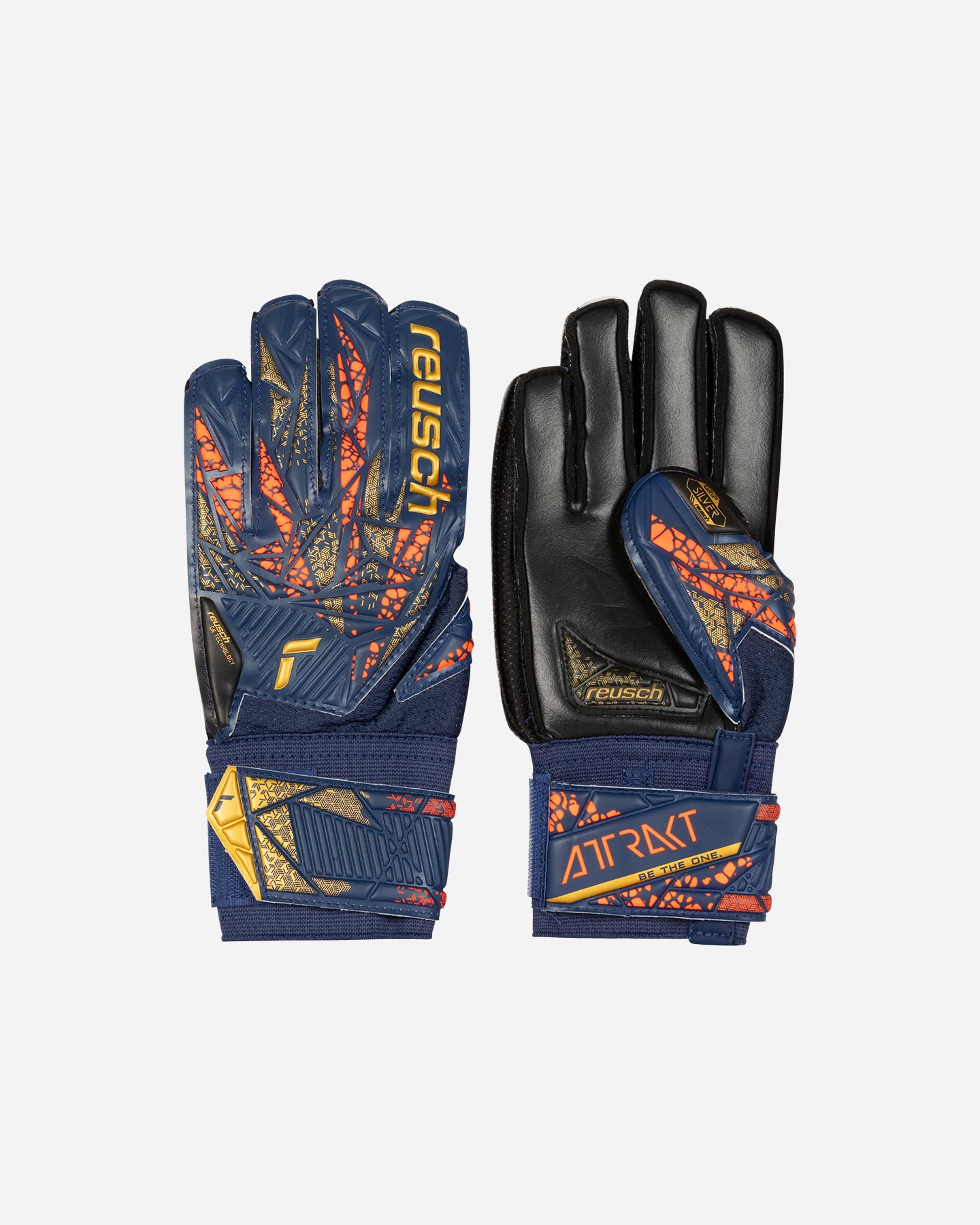 Image of Reusch Attrakt argento Jr - Guanti Portiere018