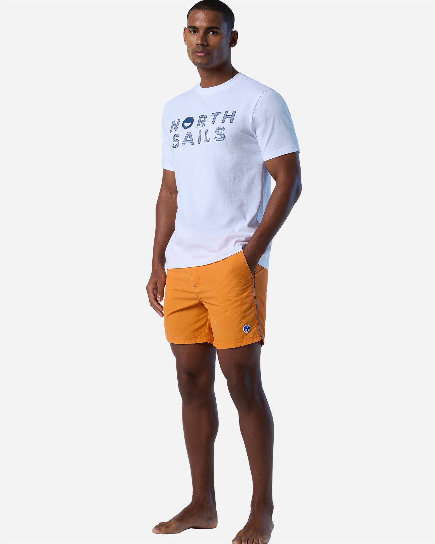 T-shirt NORTH SAILS LINEAR LOGO M - 5 | Cisalfa Sport