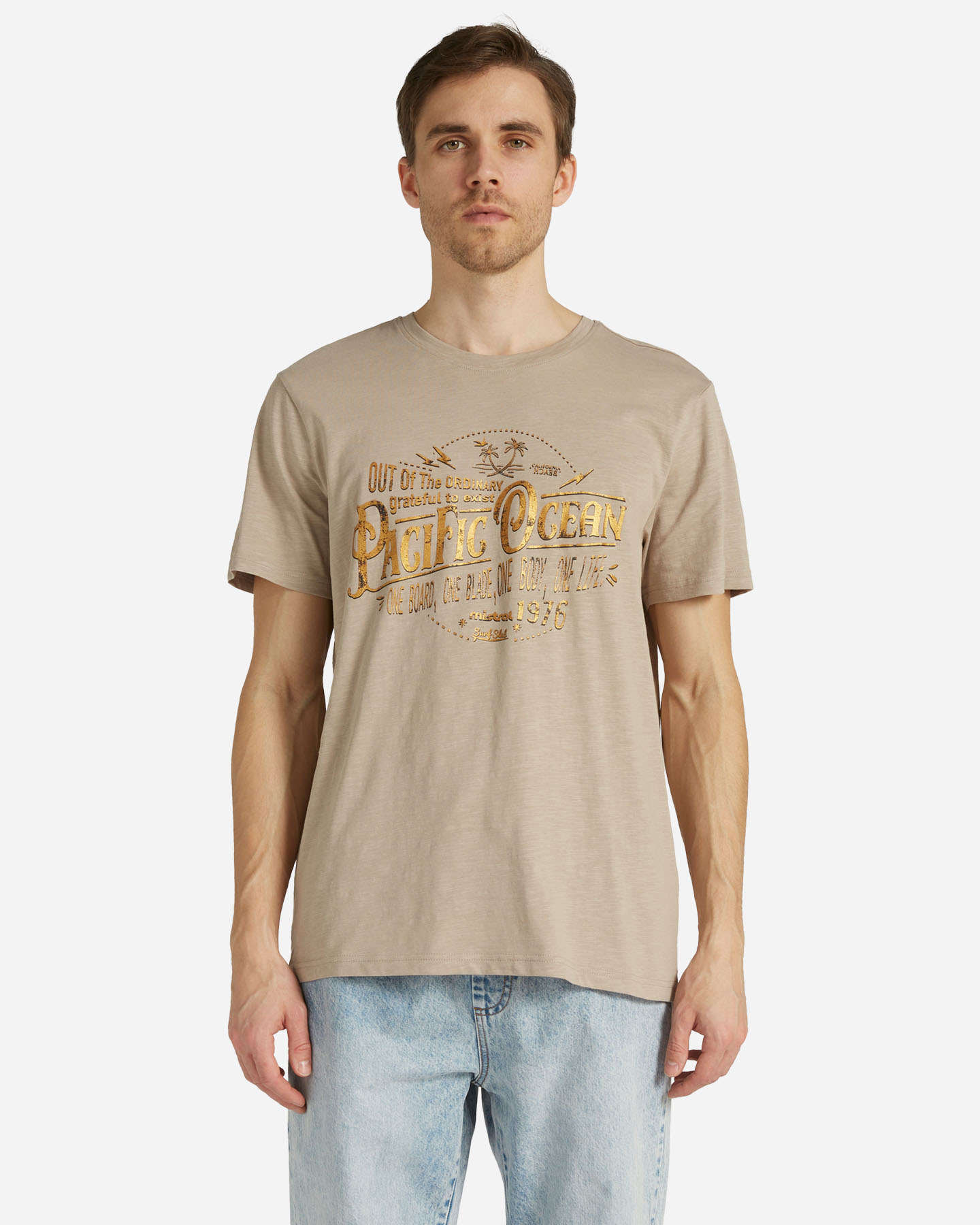 T-shirt MISTRAL PACIFIC OCEAN M - Beige - 0 | Cisalfa Sport
