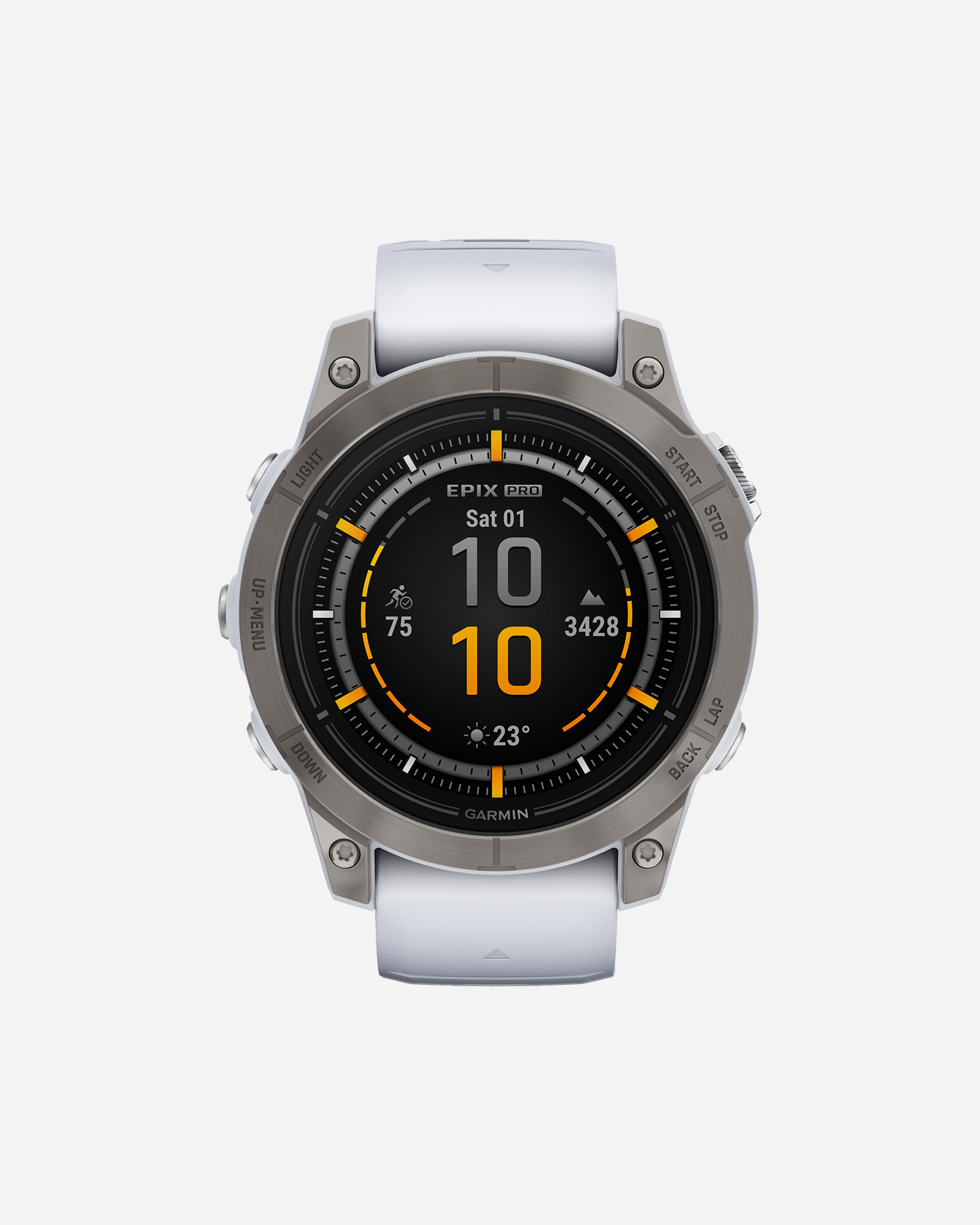 Orologio multifunzione GARMIN EPIX PRO 47MM SAPH - Bianco - 0 | Cisalfa Sport