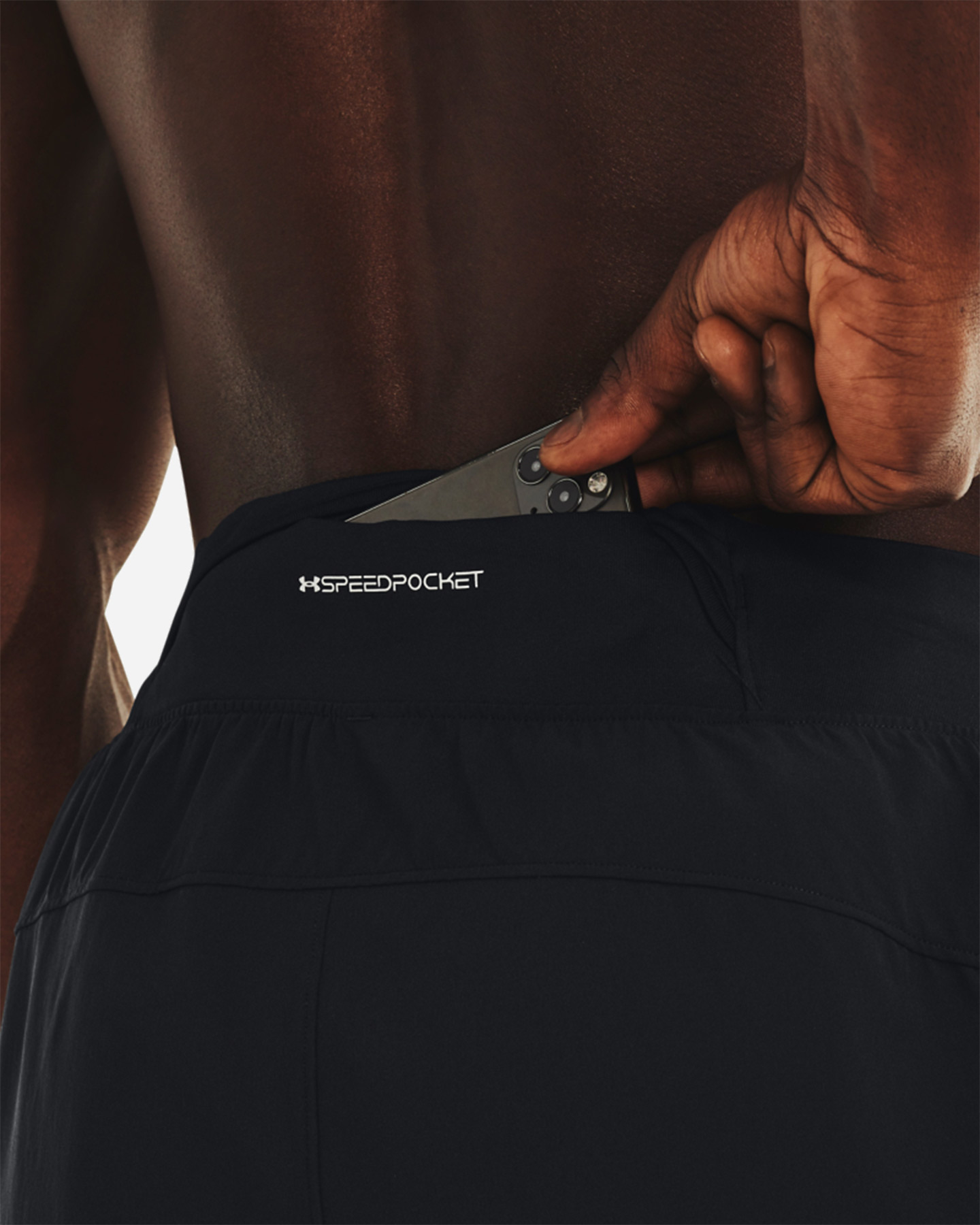 Short running UNDER ARMOUR LAUNCH ELITE 5" M - Nero - 4 | Cisalfa Sport