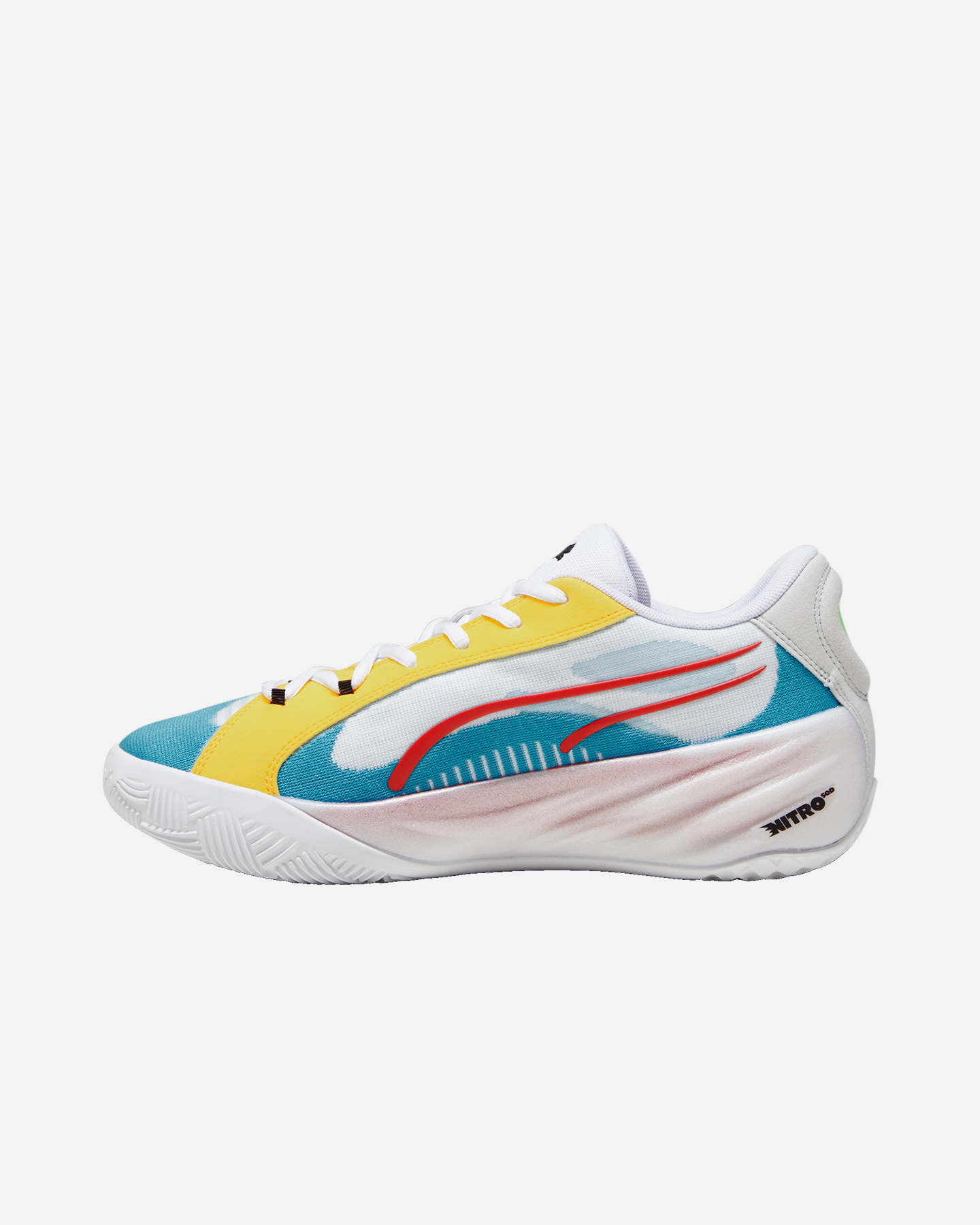 Scarpe basket PUMA ALL-PRO NITRO M - Bianco - 4 | Cisalfa Sport