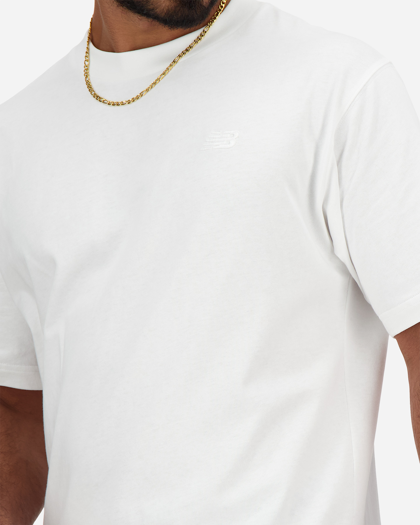 T-shirt NEW BALANCE ATHLETICS SMALL LOGO M - Bianco - 5 | Cisalfa Sport