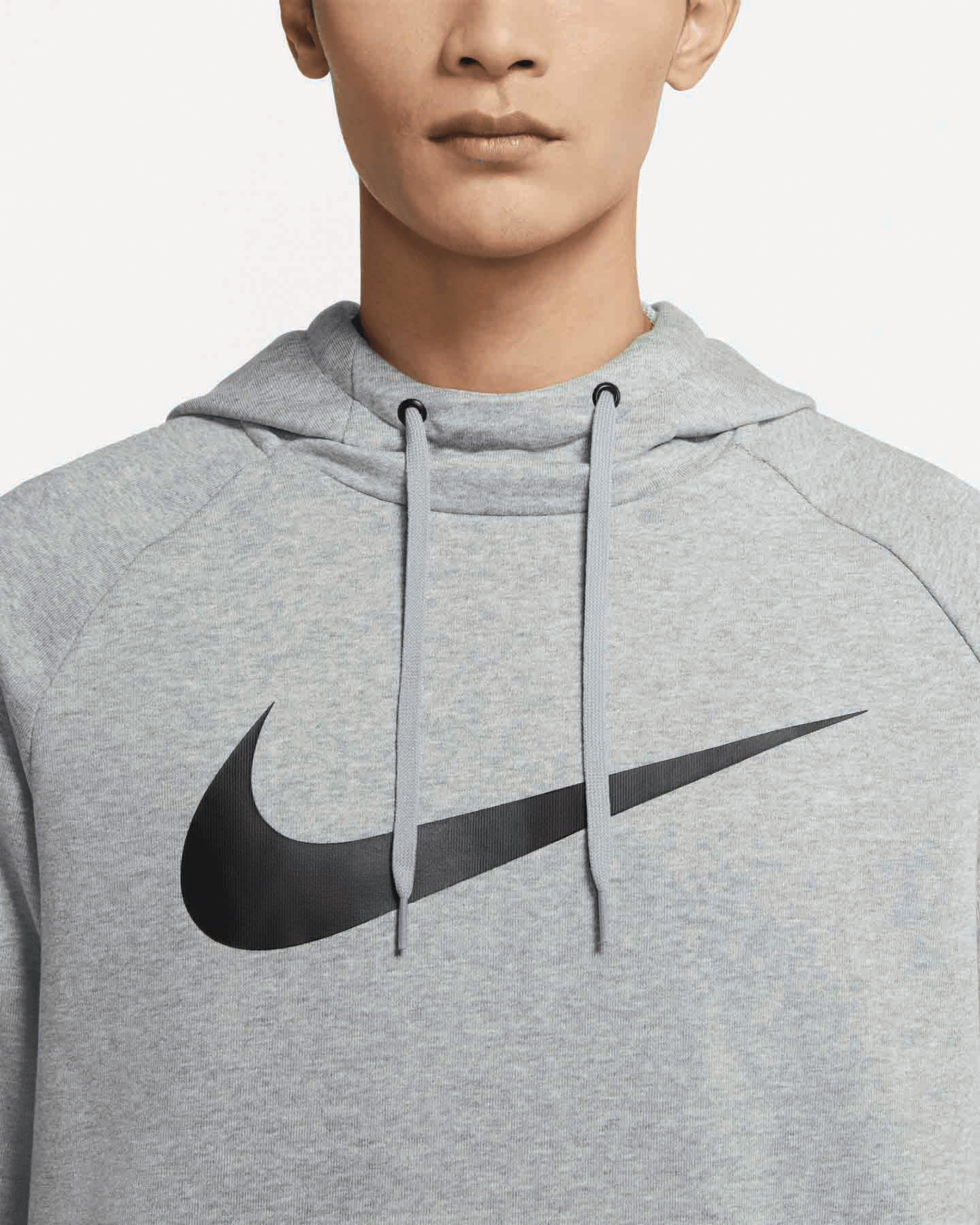 Felpa training NIKE DRI FIT SWOOSH TRAIN HOODIE M - Grigio - 3 | Cisalfa Sport