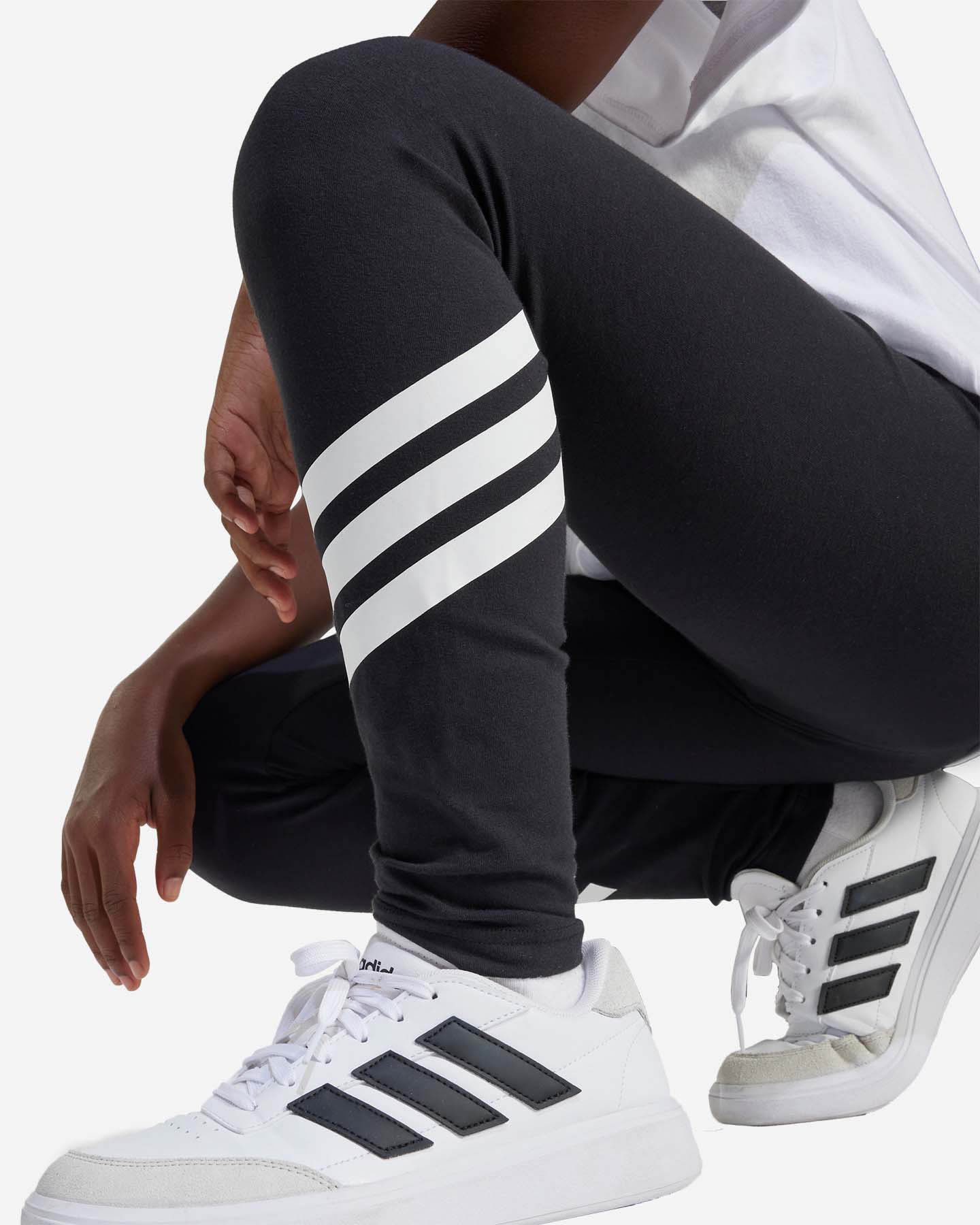 Leggings ADIDAS 3STRIPES JR - Nero - 4 | Cisalfa Sport