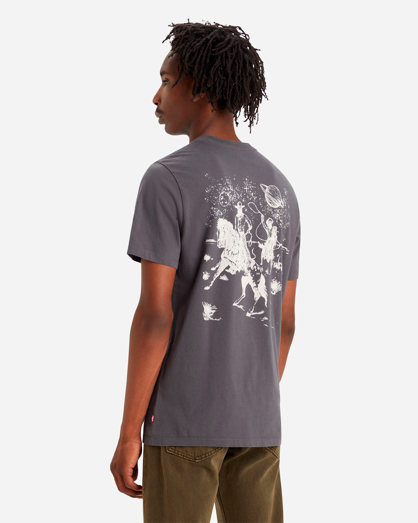 T-shirt LEVI'S BACK LOGO CACTUS M - Grigio - 3 | Cisalfa Sport