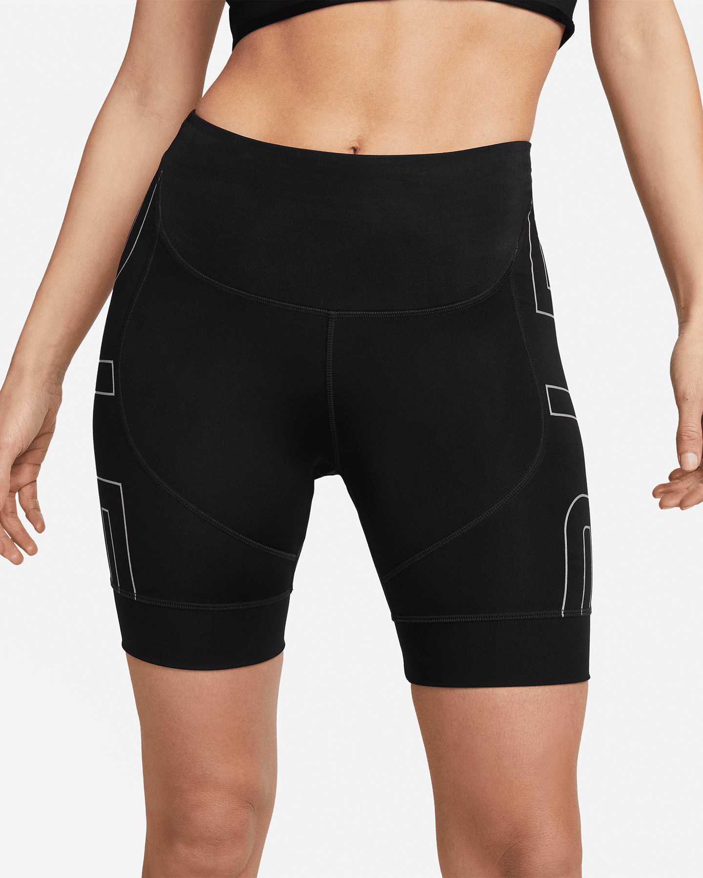Short running NIKE DRI FIT AIR 7 W - Nero - 2 | Cisalfa Sport