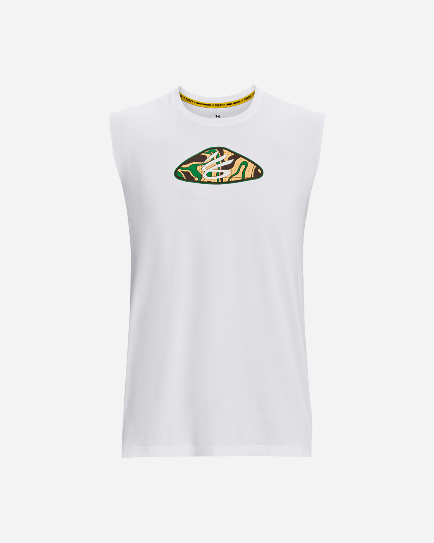 Maglia basket UNDER ARMOUR CURRY LOGO M - Bianco - 0 | Cisalfa Sport